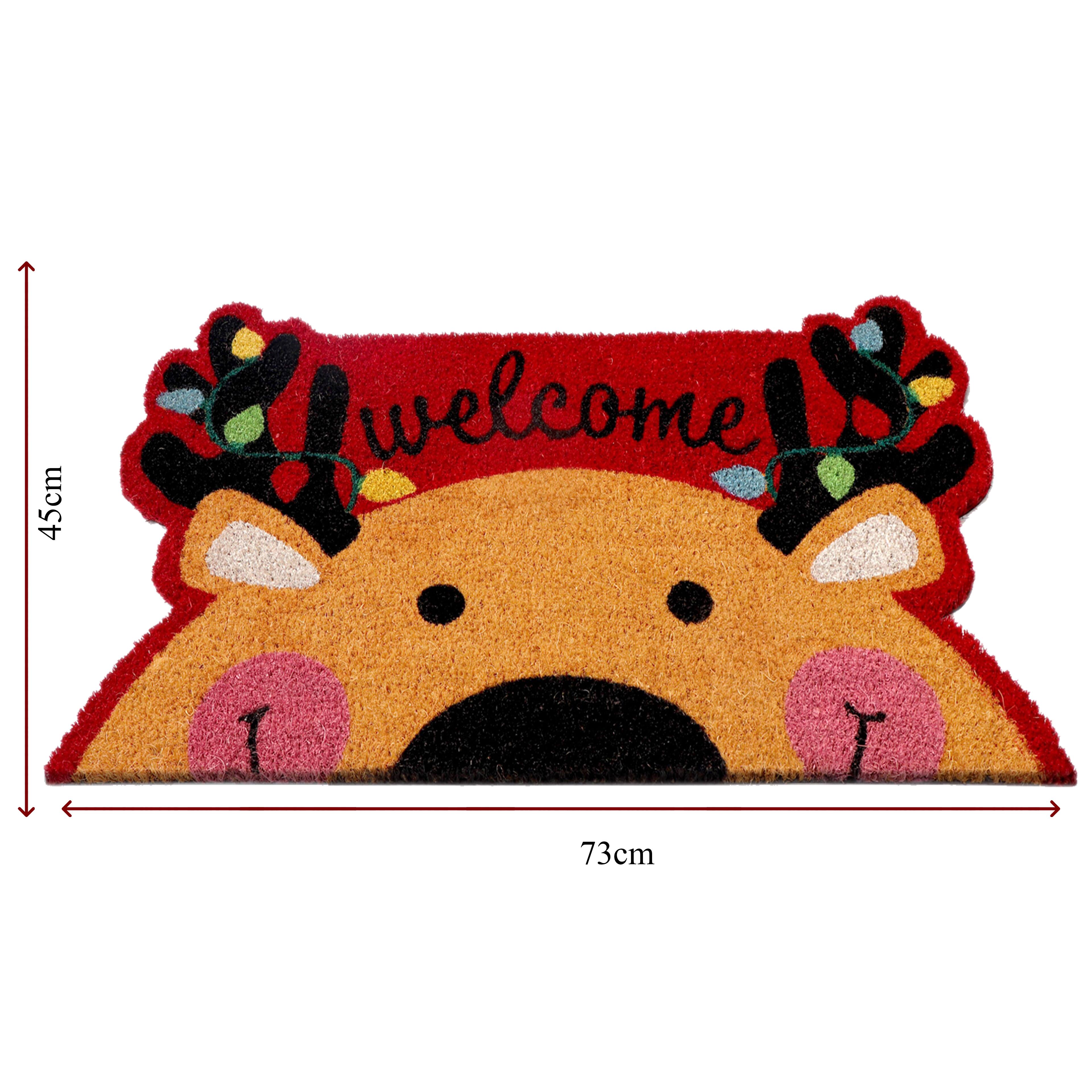 Make It Rain-deer Welcome Mat