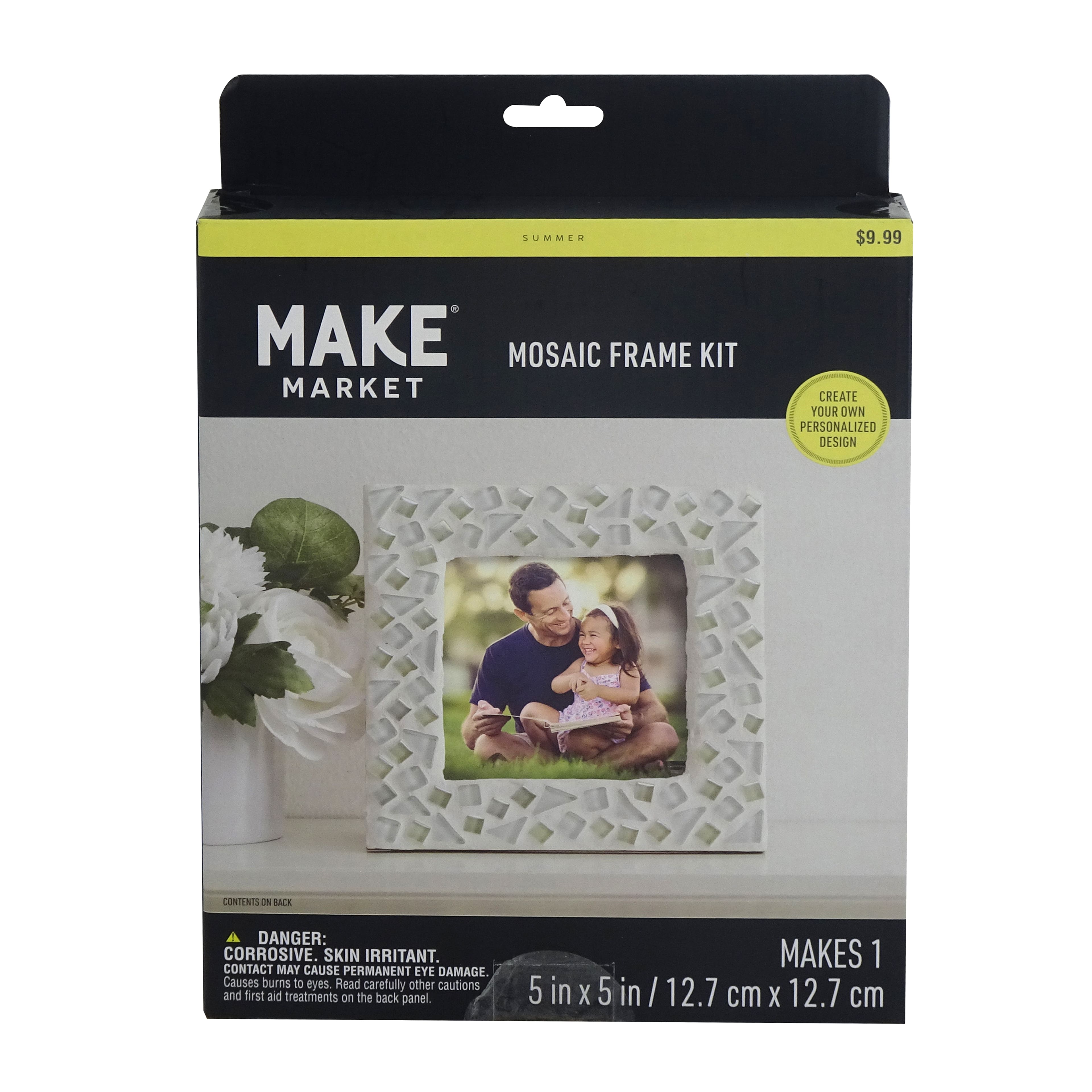 5&#x22; x 5&#x22; Iridescent Mosaic Frame Kit by Make Market&#xAE;