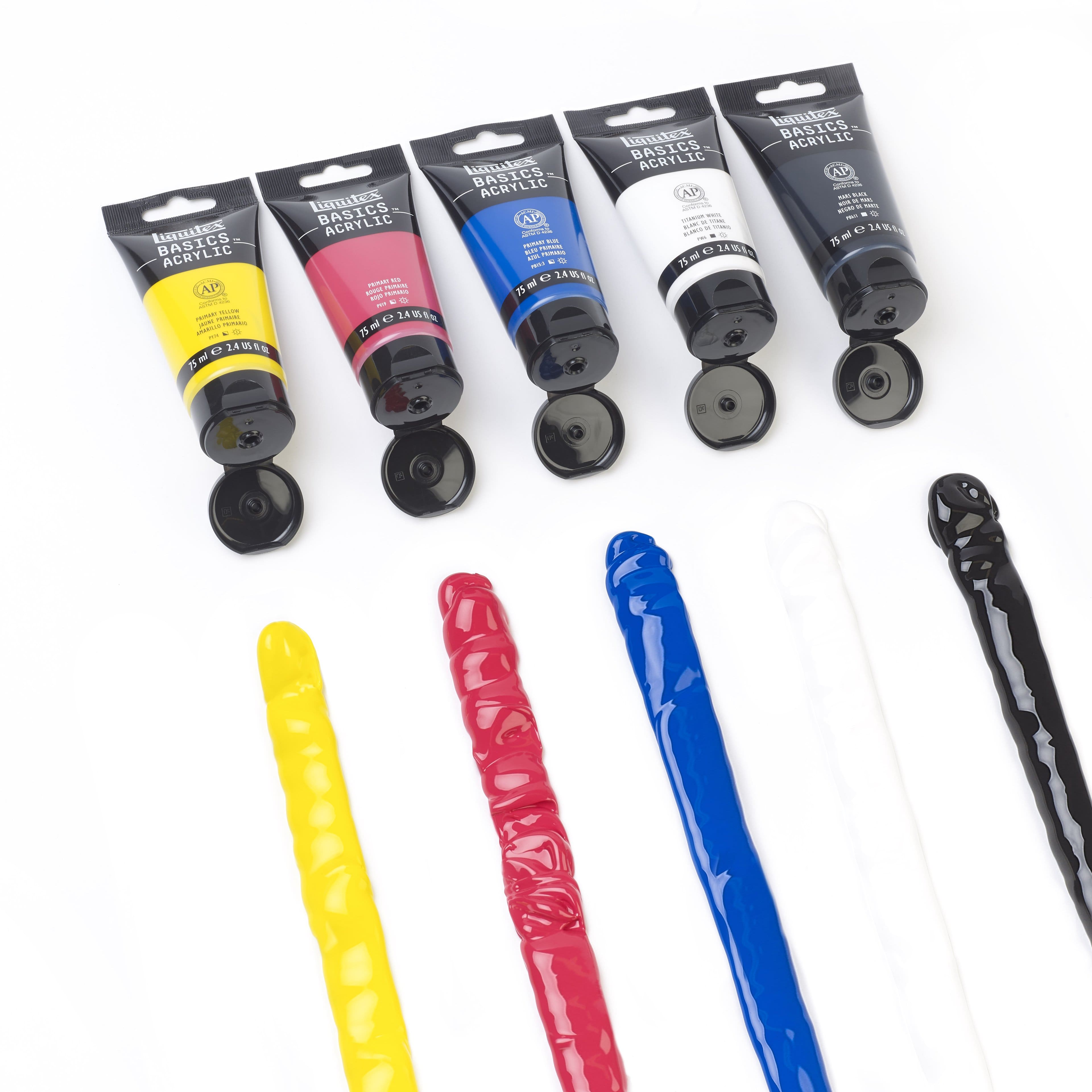Liquitex&#xAE; Basics&#x2122; 5 Color Acrylic Paint Set