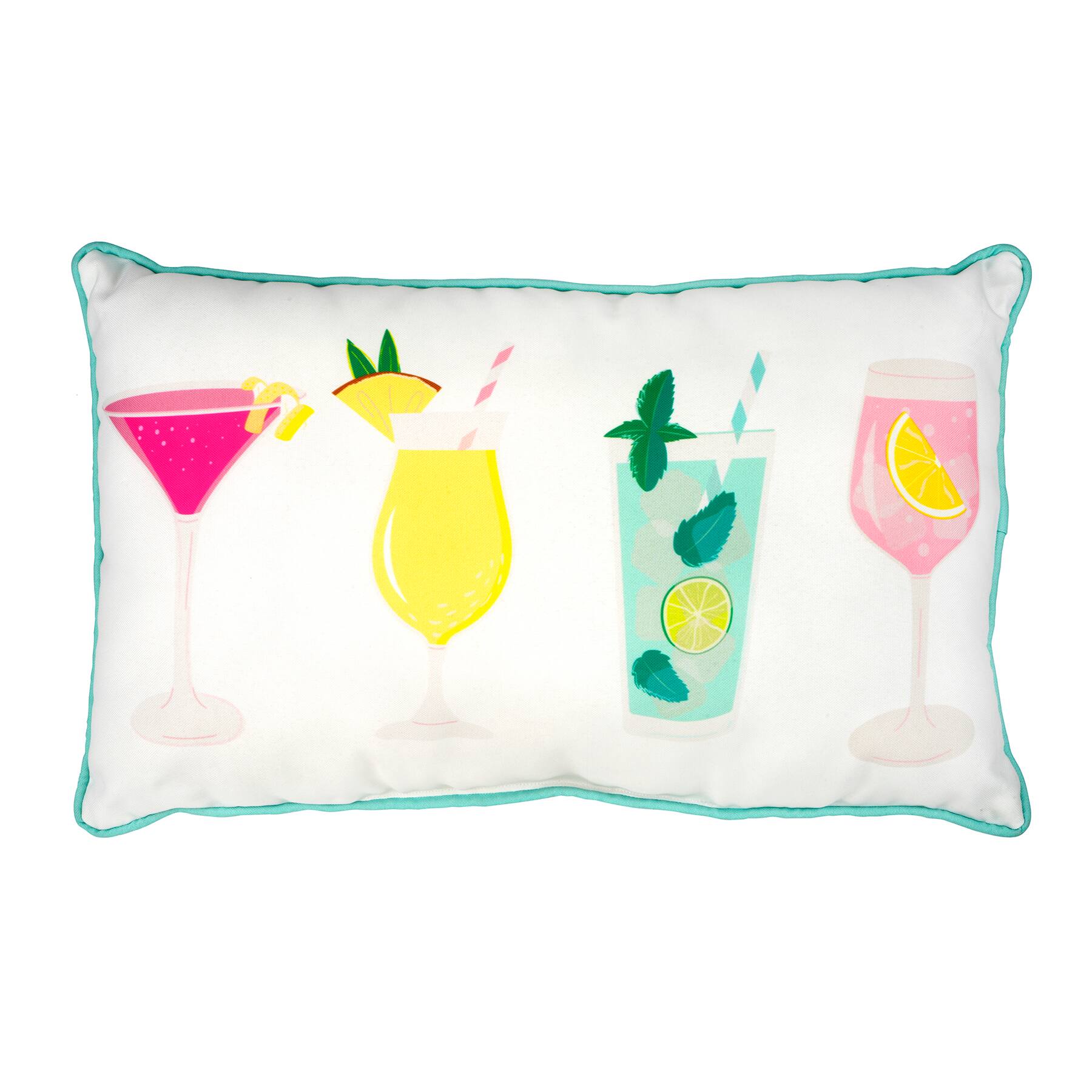 20" x 12" Cocktail Lumbar Pillow by Ashland®