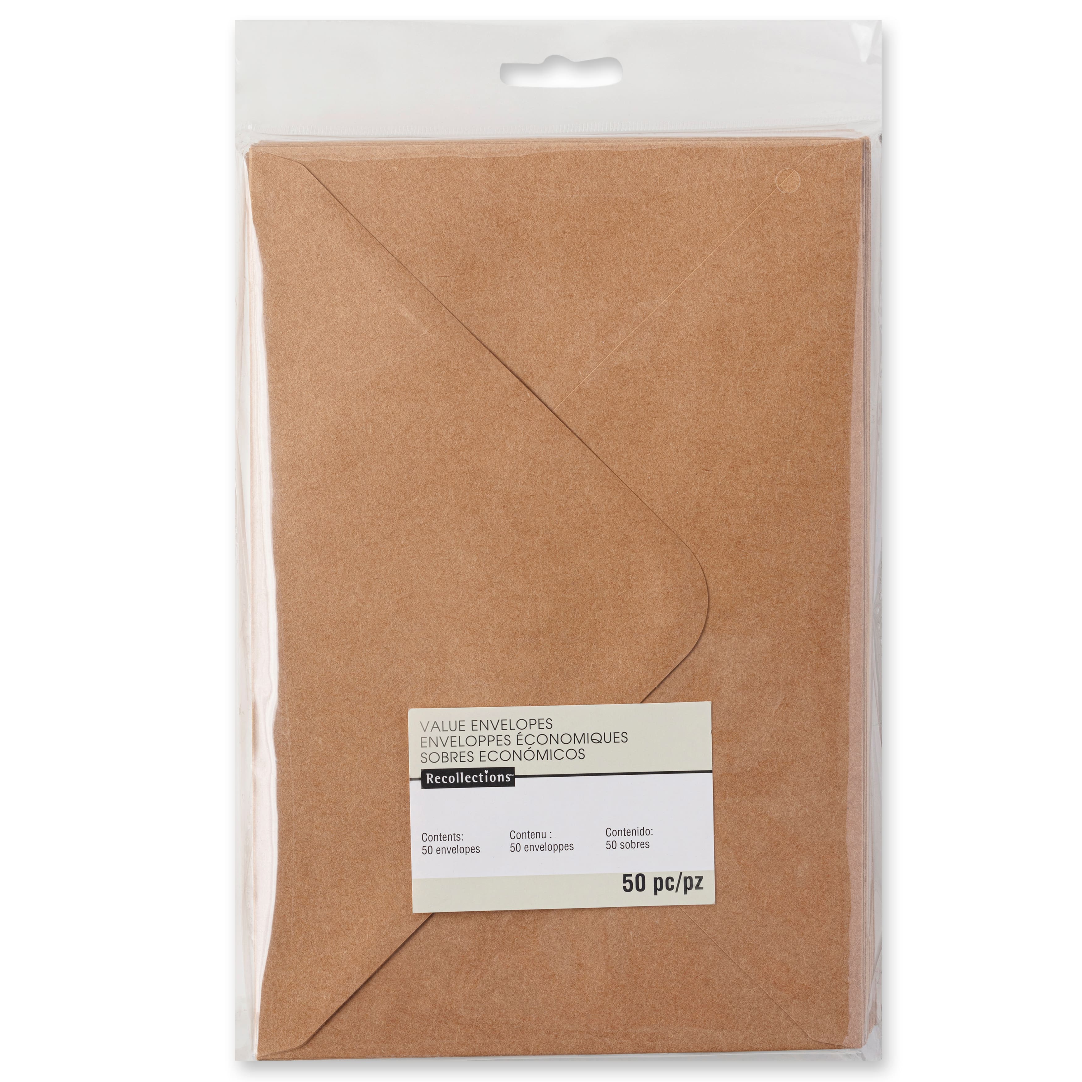 Kraft Paper Envelopes by Recollections™, 6" x 9"