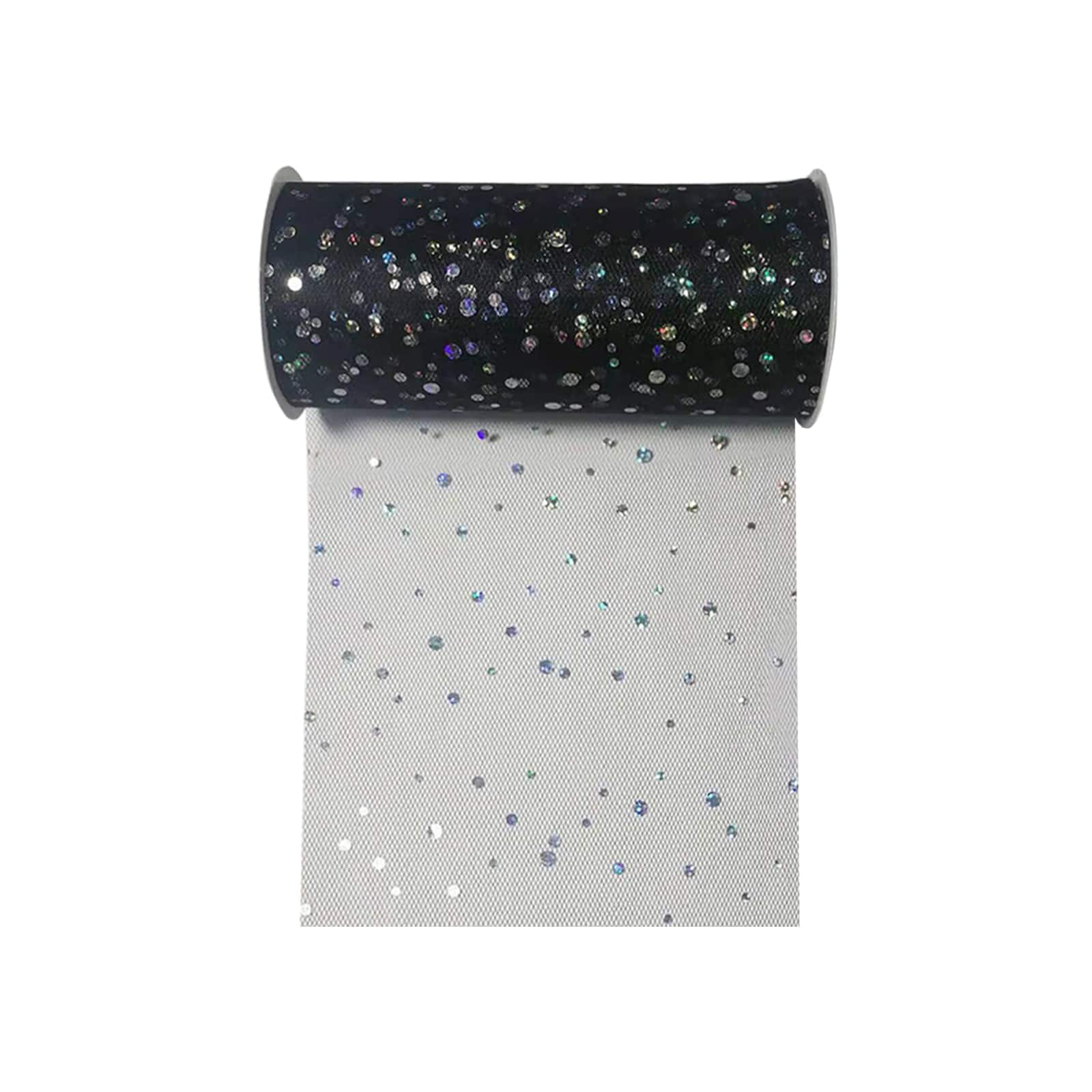 6&#x22; x 8yd. Holographic Dot Tulle by Celebrate It&#x2122;