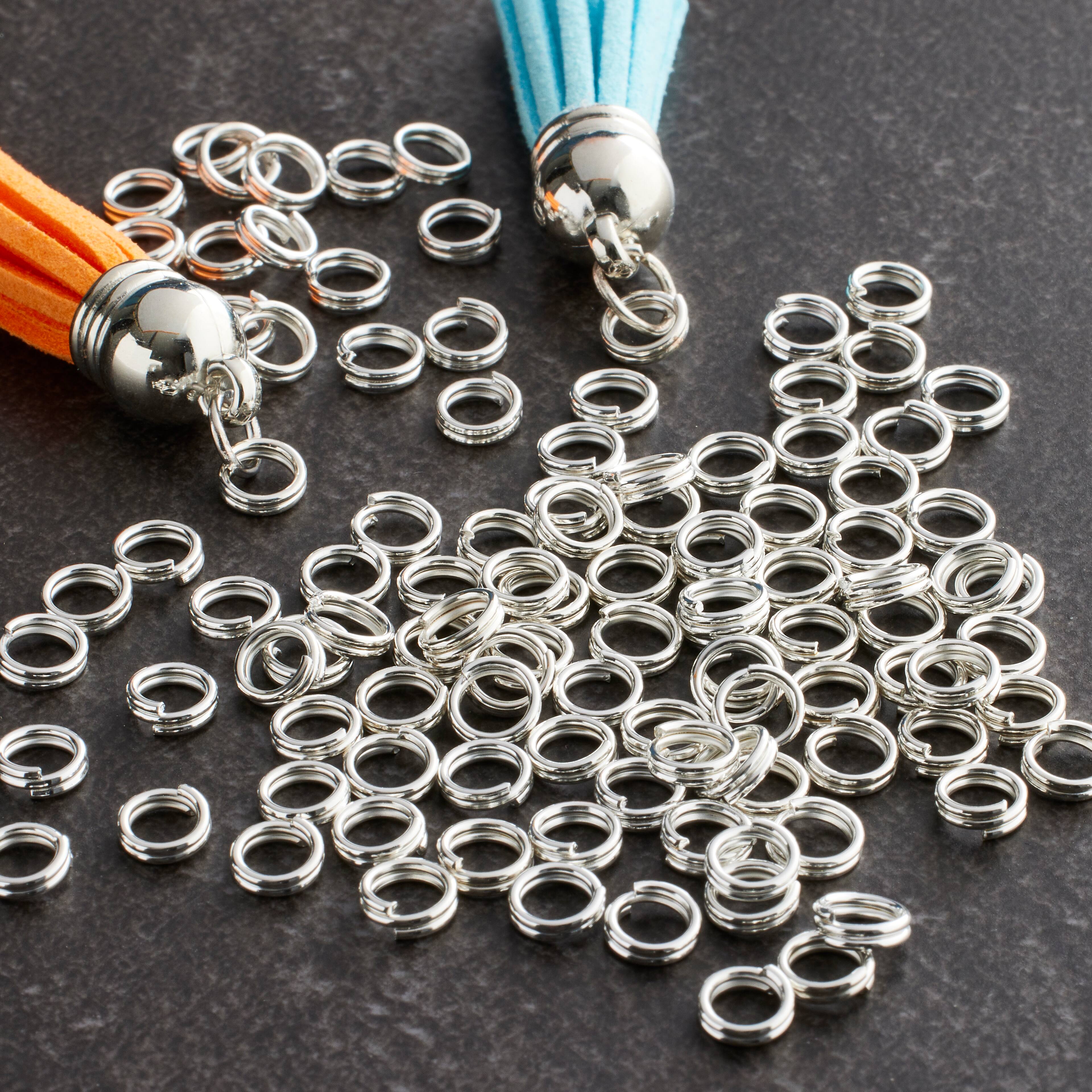 12 Pack: Split Rings, 6mm by Bead Landing™