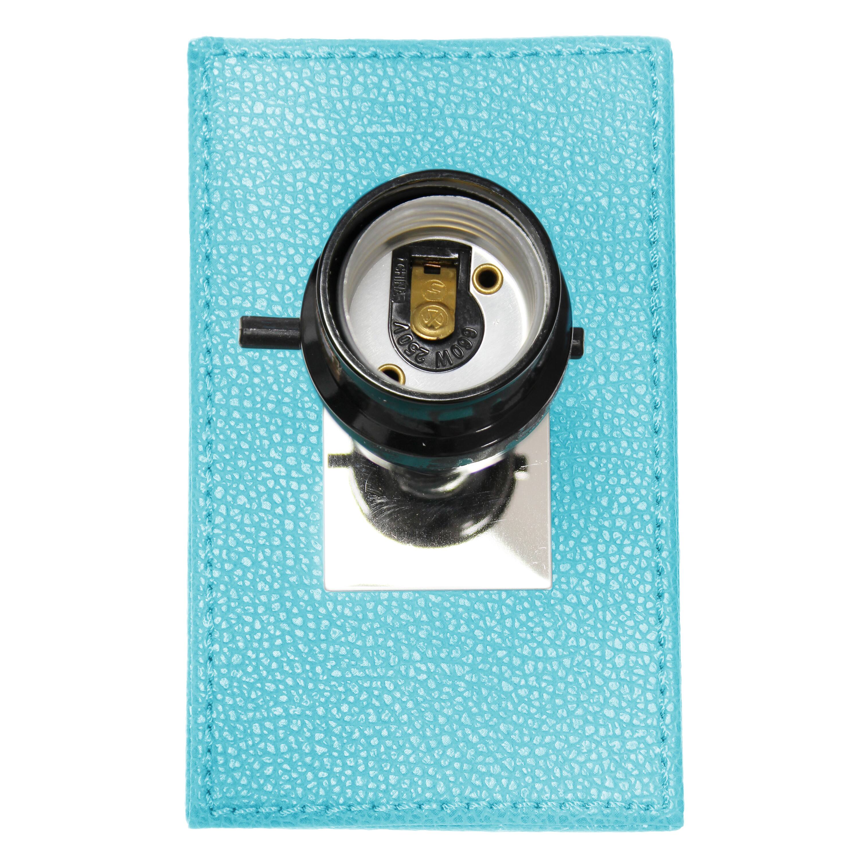 Lalia Home Lexington 21" Leather Table Lamp with USB Charging Port