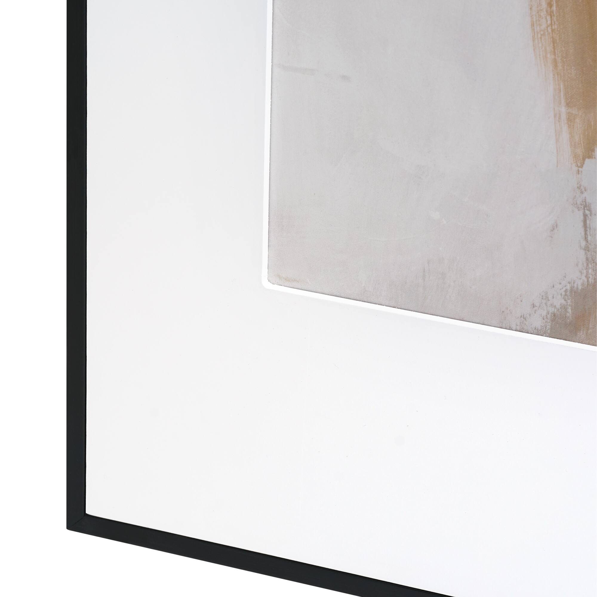 American Art Decor Echoes of Painted Canyons Framed Abstract Watercolor Wall Art - 36.5&#x22; x 24.5&#x22;