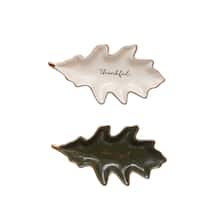 Ashland Fall-Themed Leaf Print Tin Canister - 7.75 Inch Kitchen Storage For Coffee, Snacks & Baking Supplies