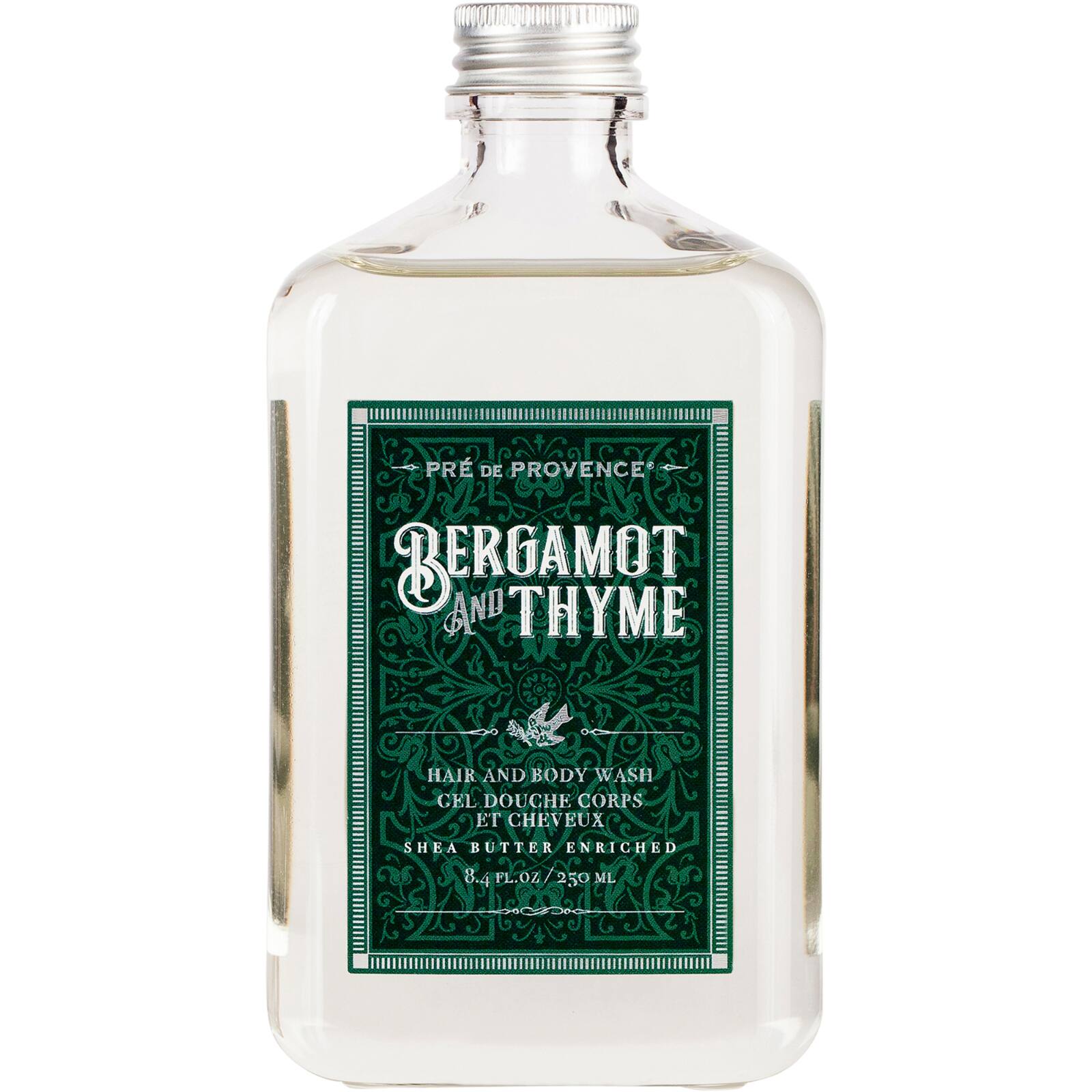 European Soaps Bergamot & Thyme Hair & Body Wash, 250mL