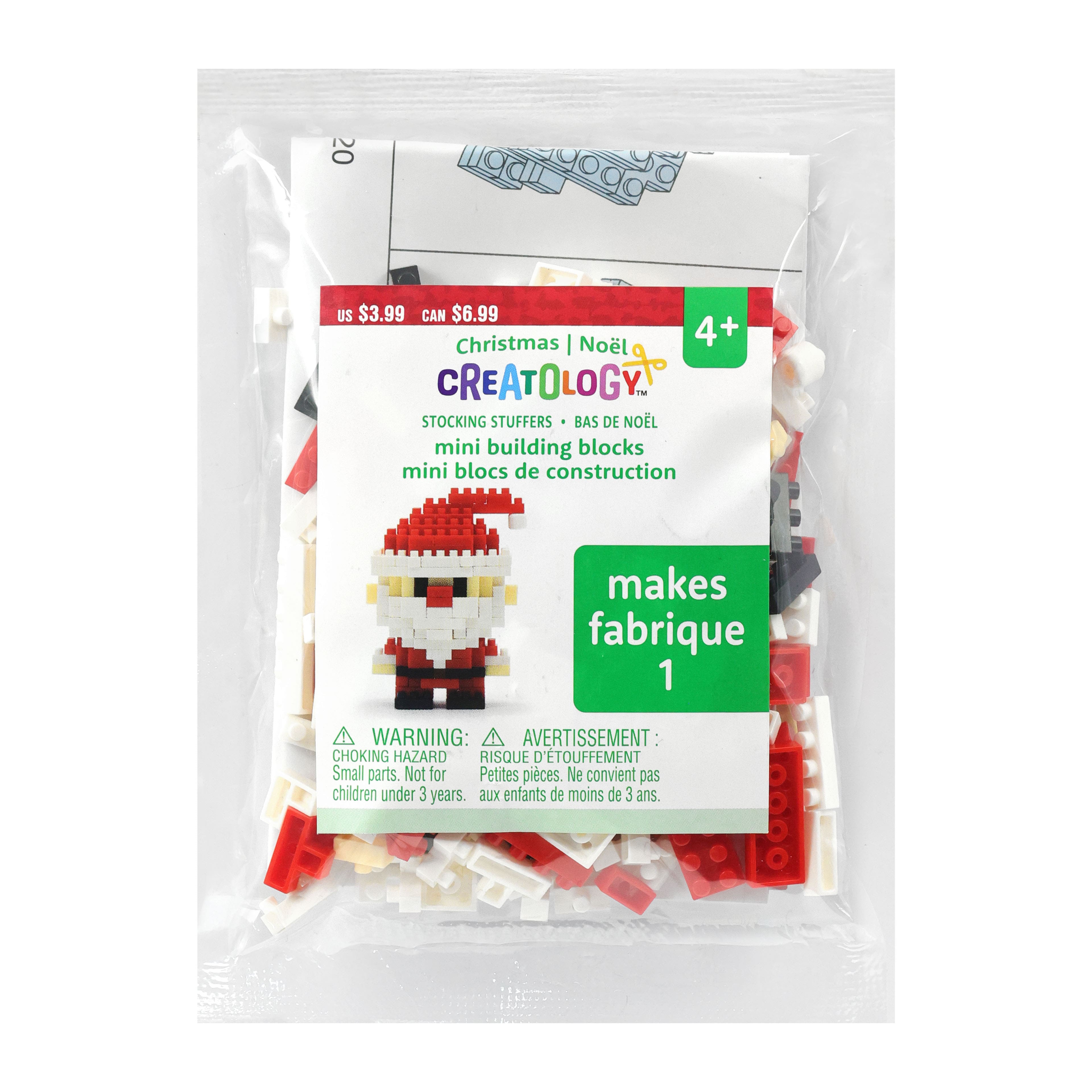 Santa Claus Mini Building Blocks by Creatology&#x2122;