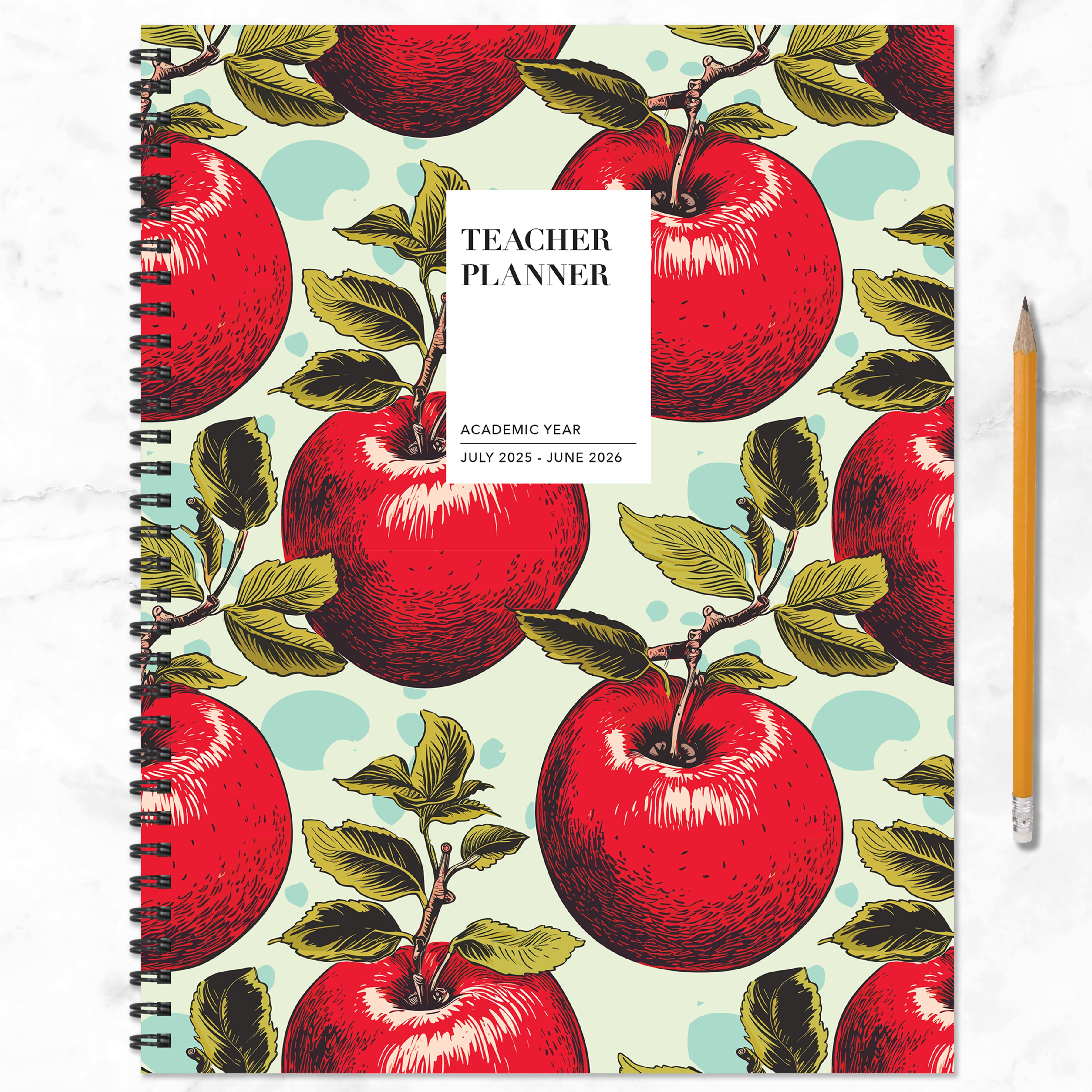 TF Publishing 2025-2026 Heirloom Apples Teacher &#x26; Home School Lesson Planning Book