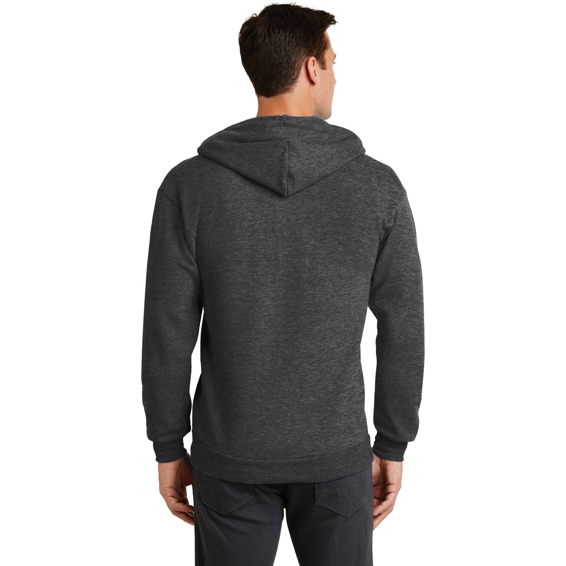 Port & Company® Neutrals Core Fleece Full-Zip Hooded Sweatshirt