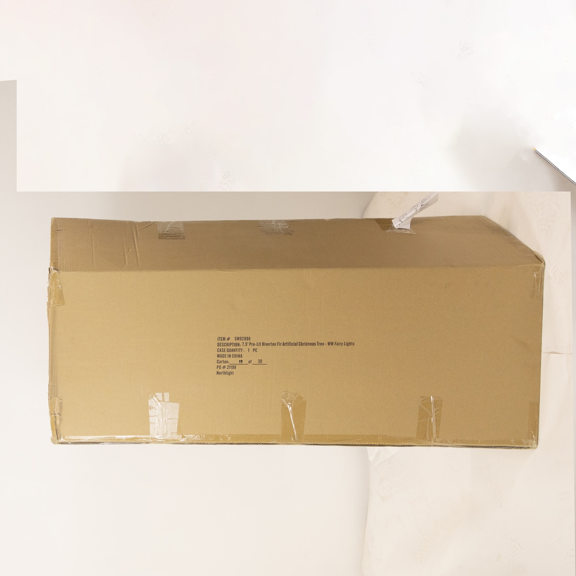 7.5ft. Pre-Lit Real Touch&#x2122;&#xFE0F; Riverton Fir Artificial Christmas Tree, Clear LED Lights