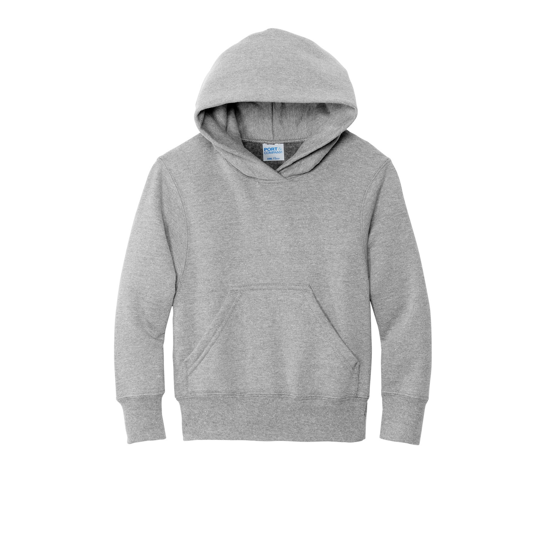 Port & Company® Neutrals Youth Core Fleece Pullover Hooded Sweatshirt