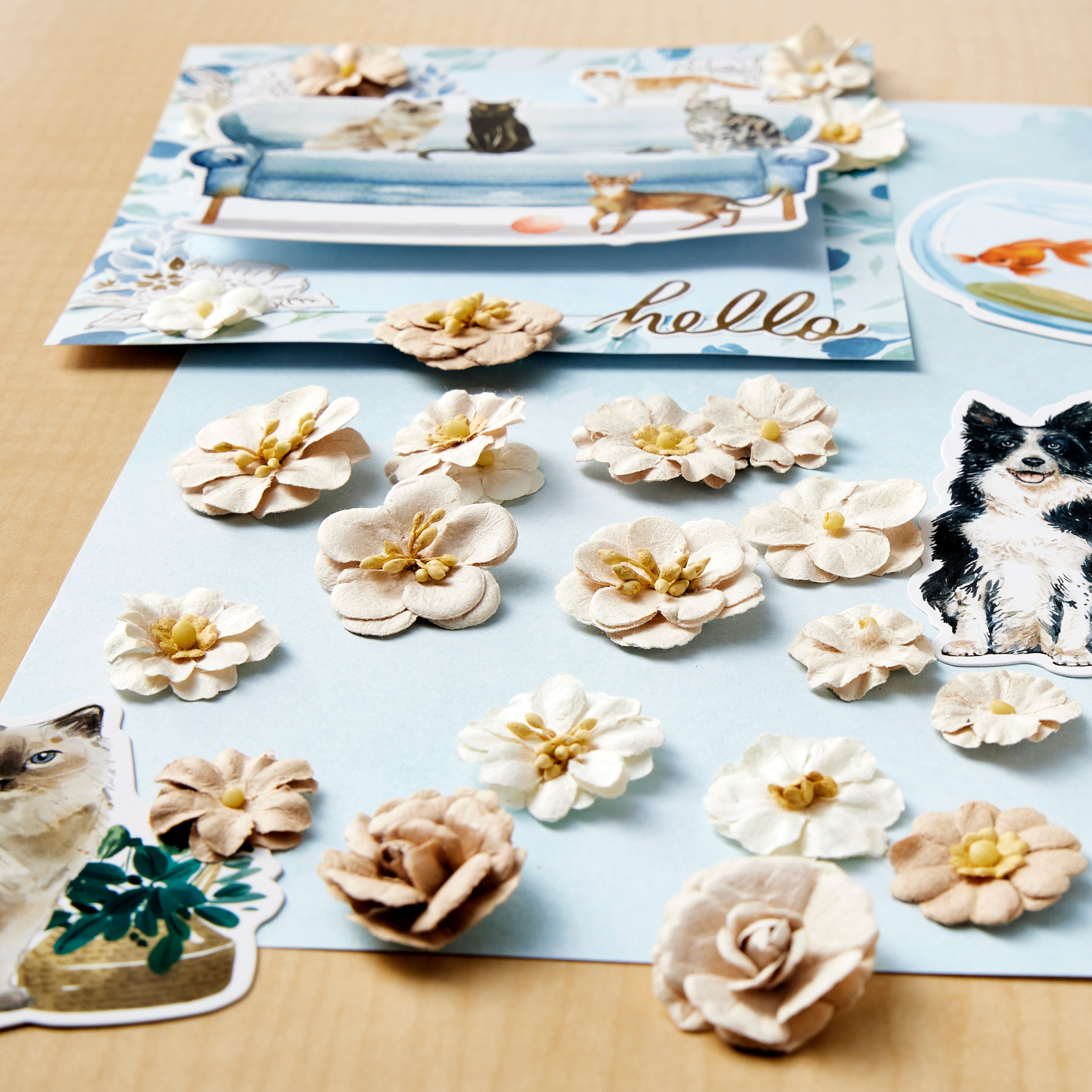 Neutral Small Mixed Flowers By Recollections™