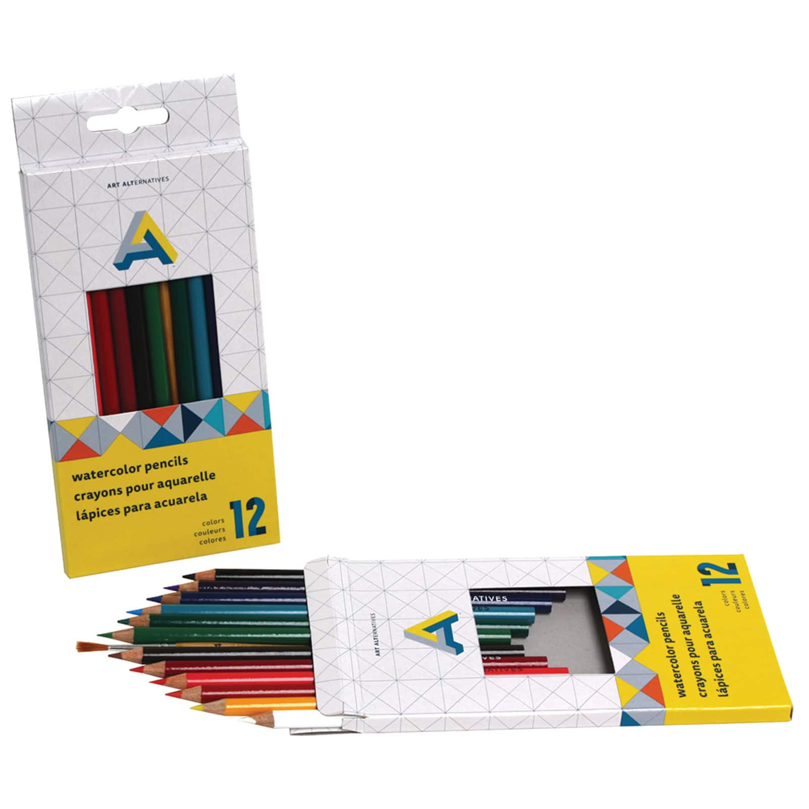 12 Packs: 12 ct. (144 total) Art Alternatives Watercolor Pencil Set