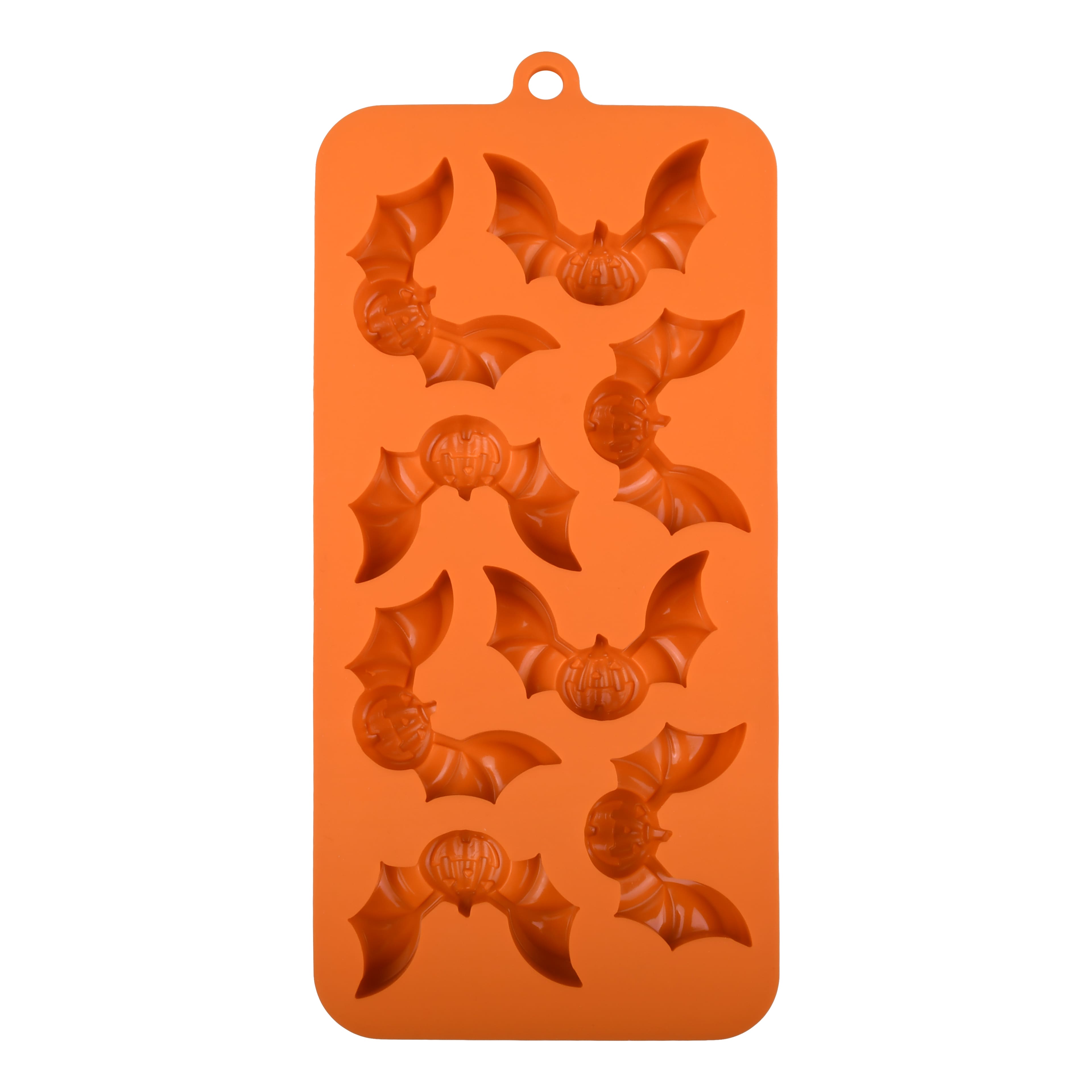 Jack-o&#x27;-Lantern Bat Silicone Candy Mold by Makery&#x2122;