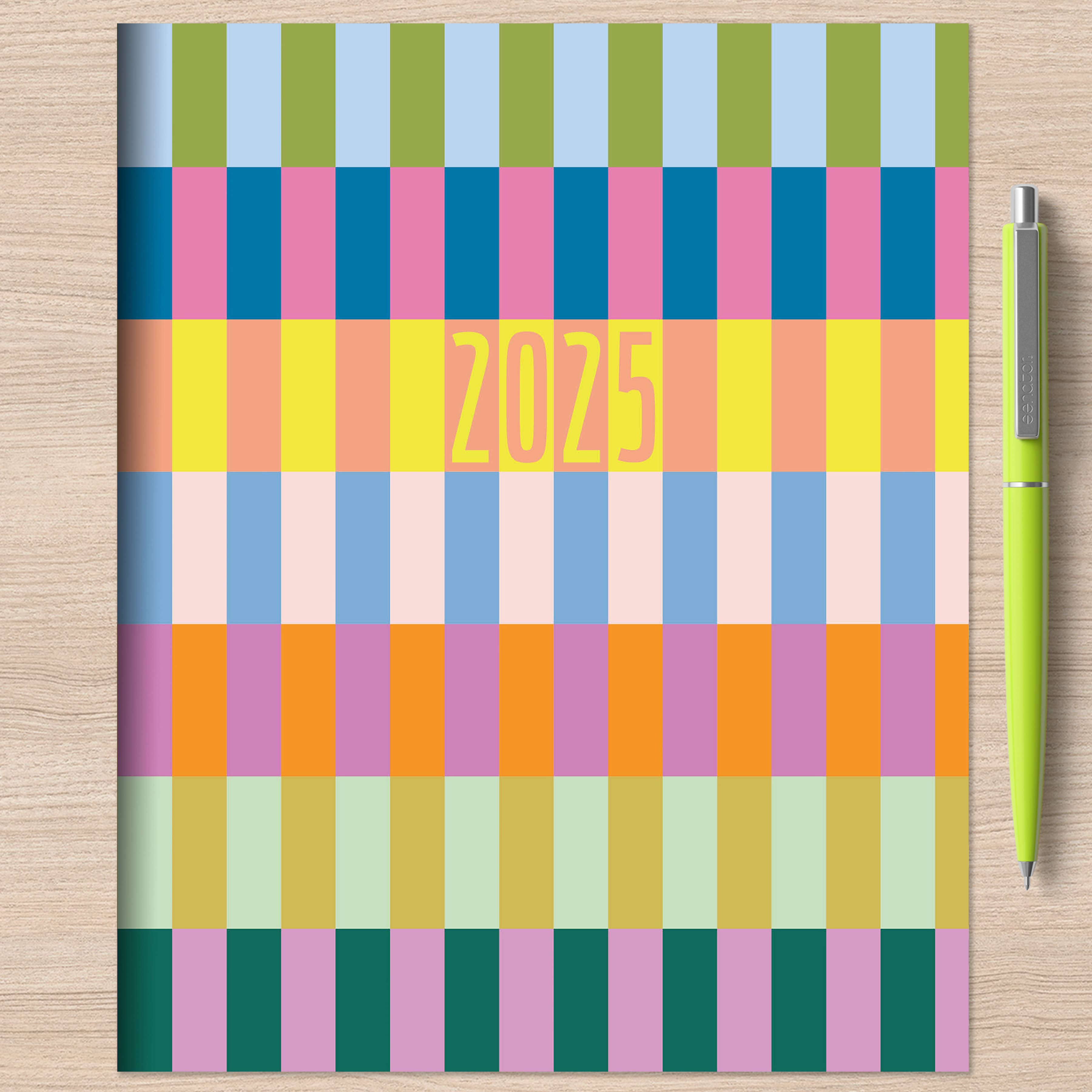 TF Publishing 2025 Color Stacks Medium Monthly Planner