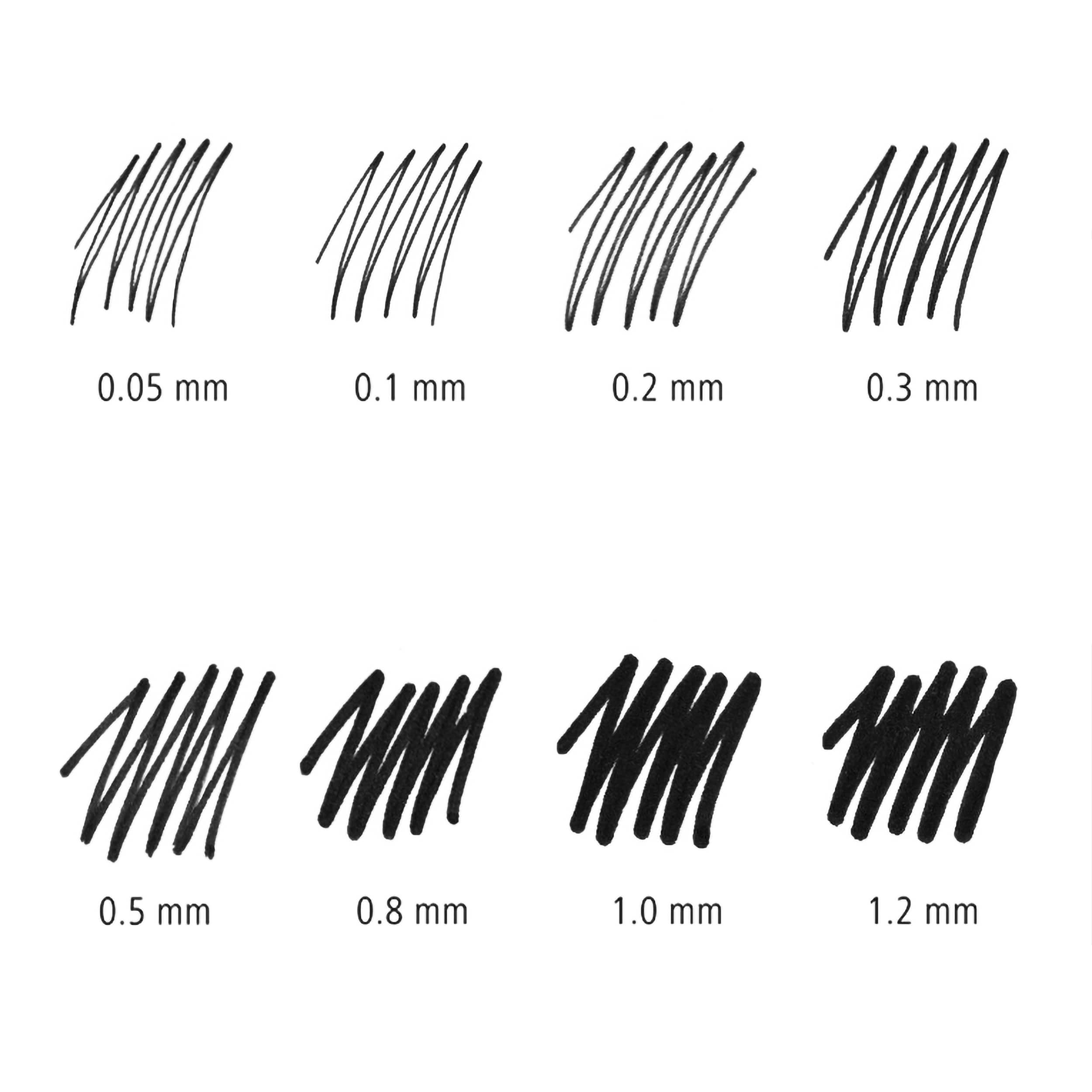 STAEDTLER® Black 8 Piece Pigment Liner Set