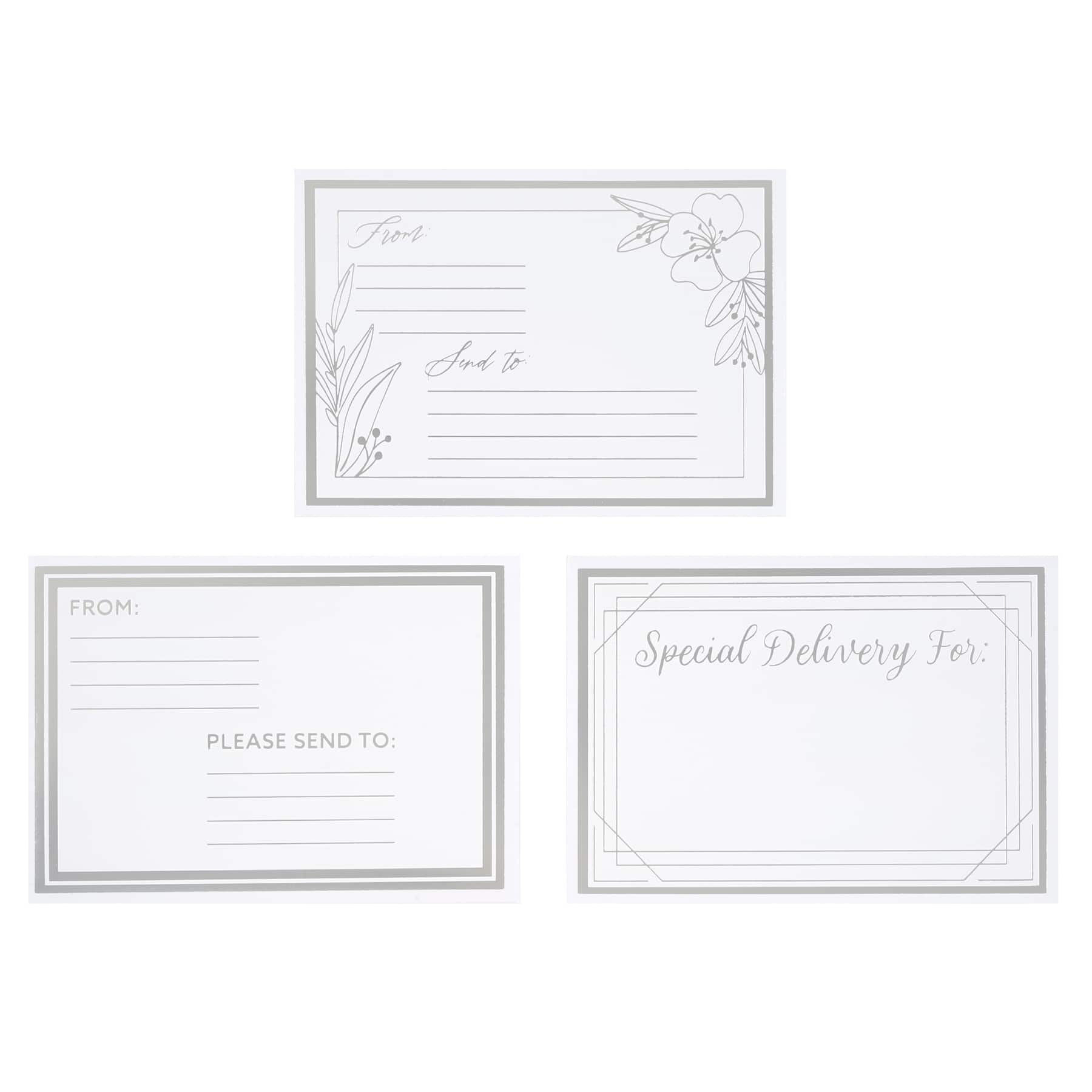 Silver Address Labels by Celebrate It™