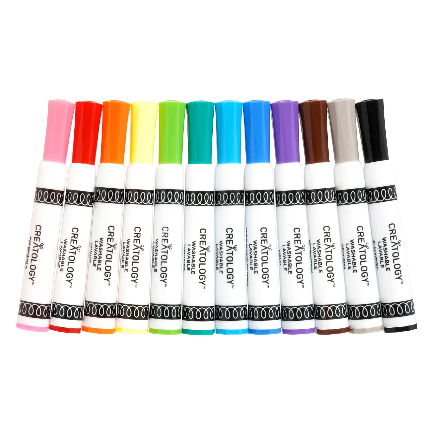 12 Color Chisel Tip Scented Washable Marker Set by Creatology