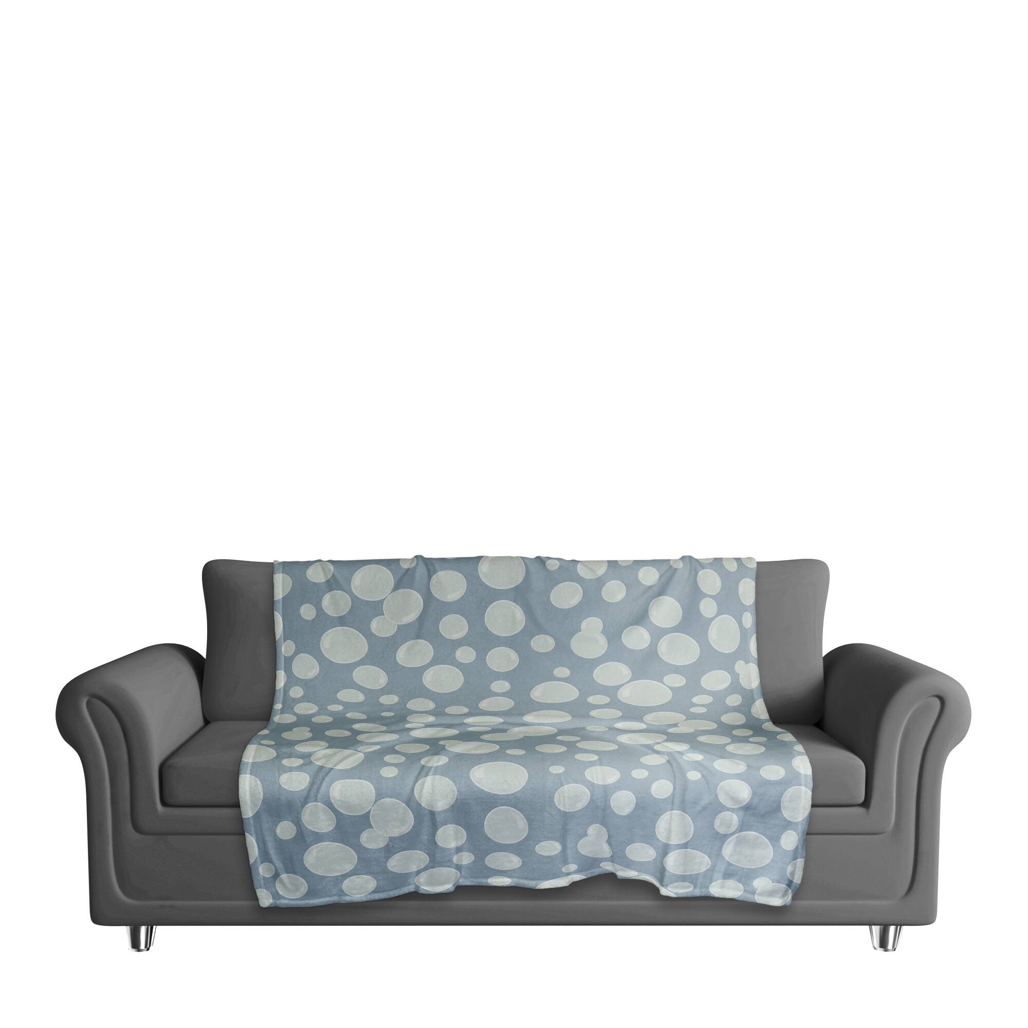 Bubbles All Over Coral Fleece Blanket