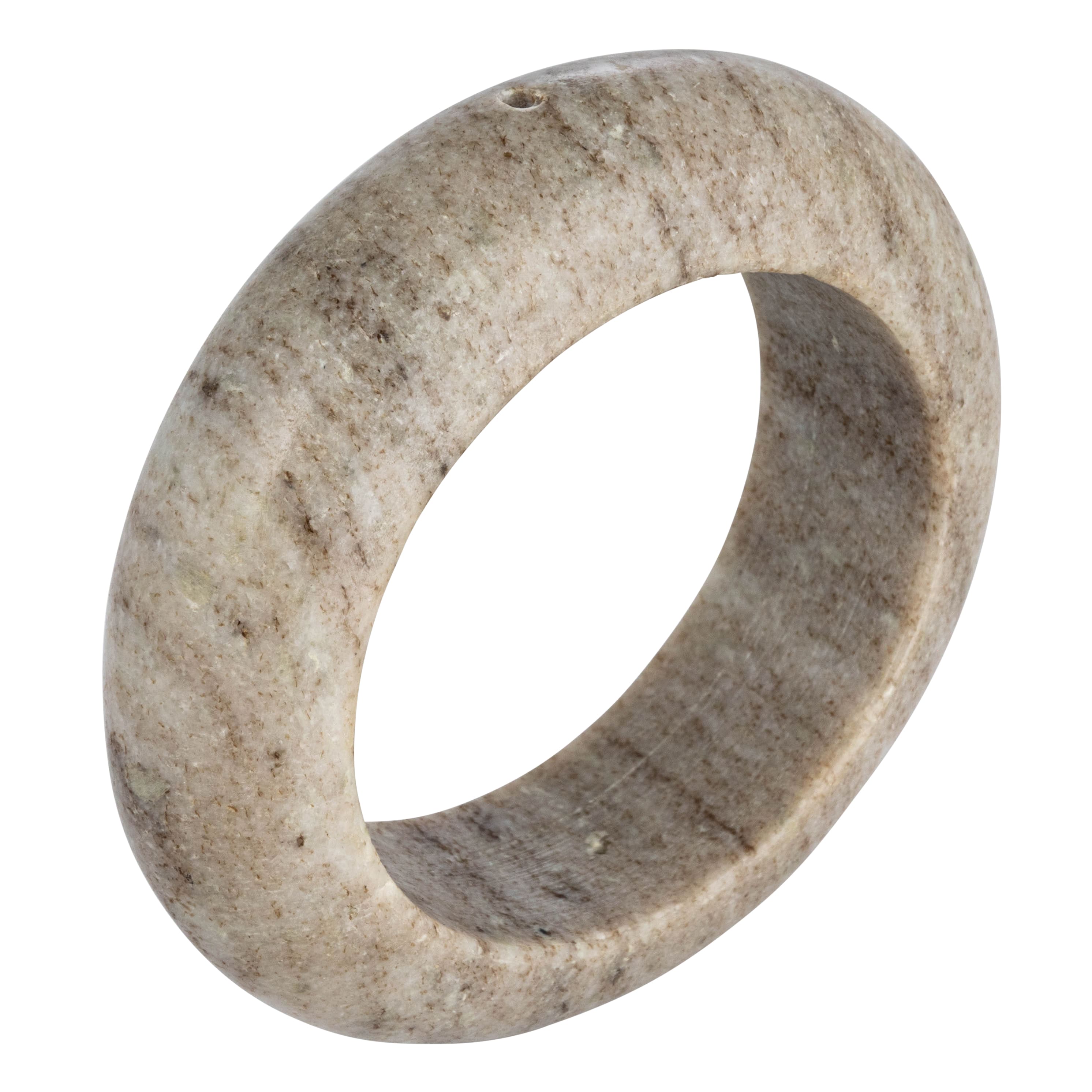 Hello Honey&#xAE; 6&#x22; Beige Modern Marble Circle Incense Holder