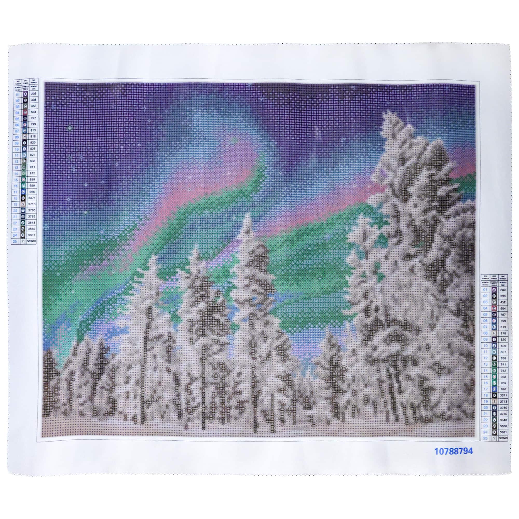 16" x 20" Winter Forest Diamond Art Kit by Make Market®