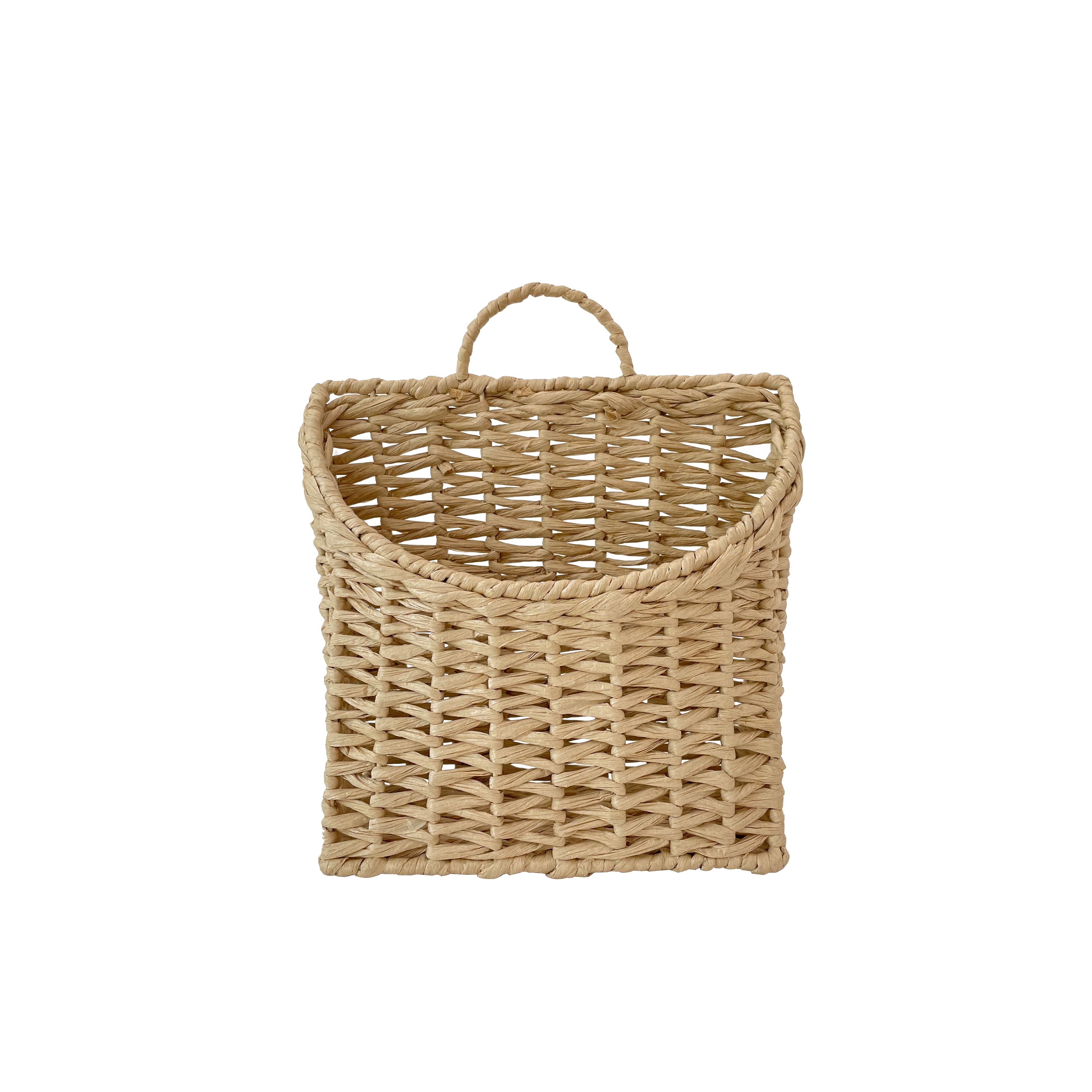 Large Hanging Woven Paper Wall Basket by Ashland®