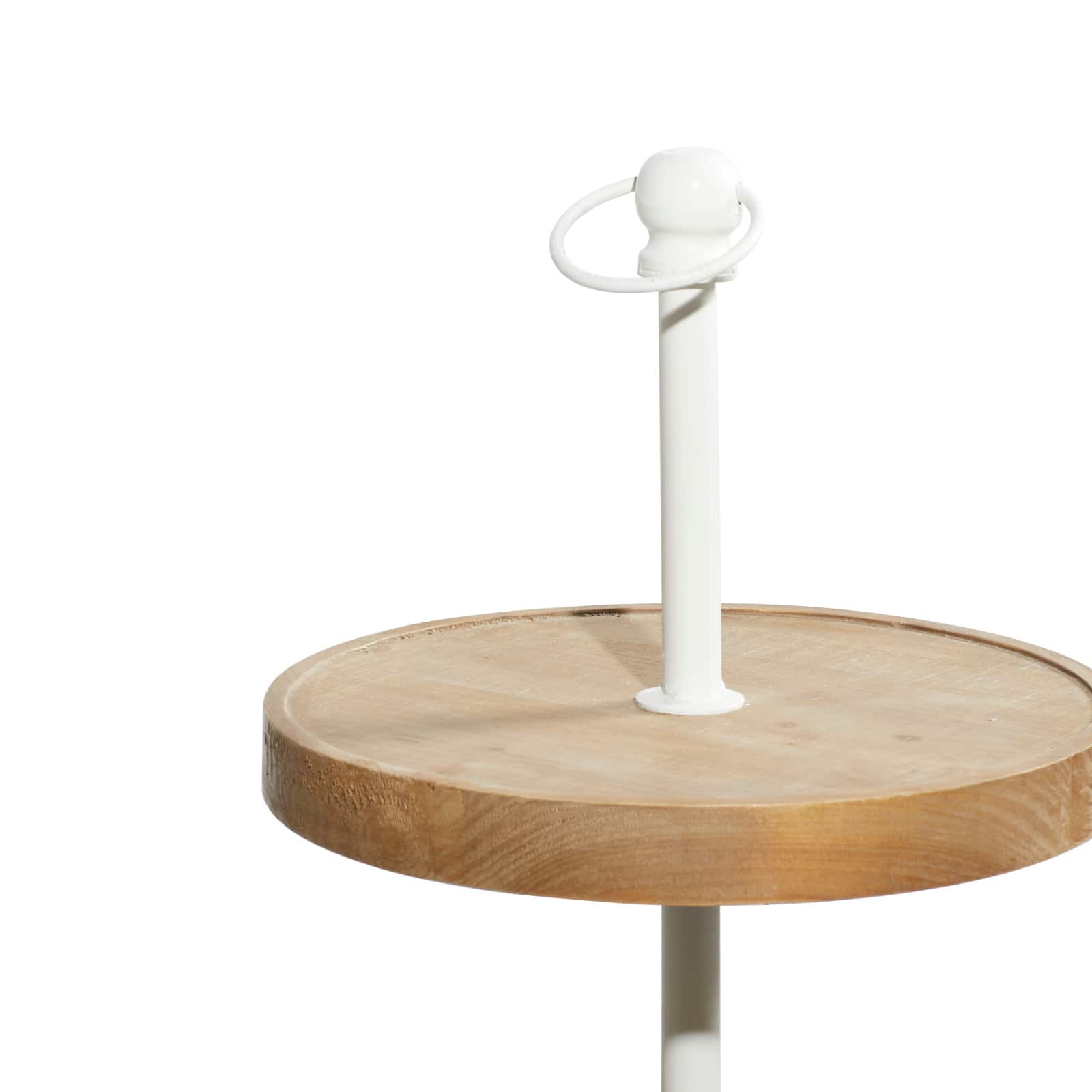 Brown Wood Farmhouse Tiered Server, 16" x 29"