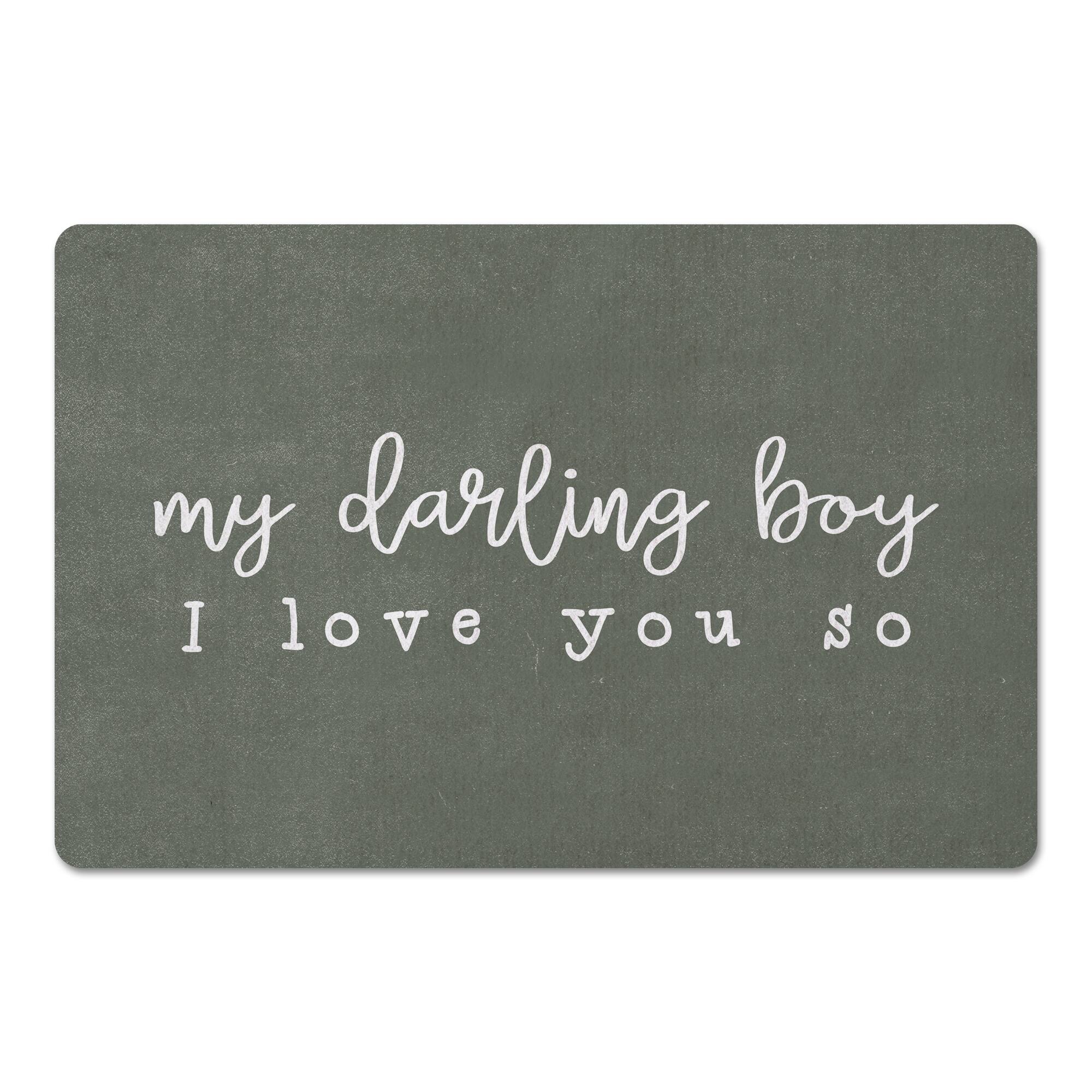 18" x 27" Darling Boy I Love You So Floor Mat