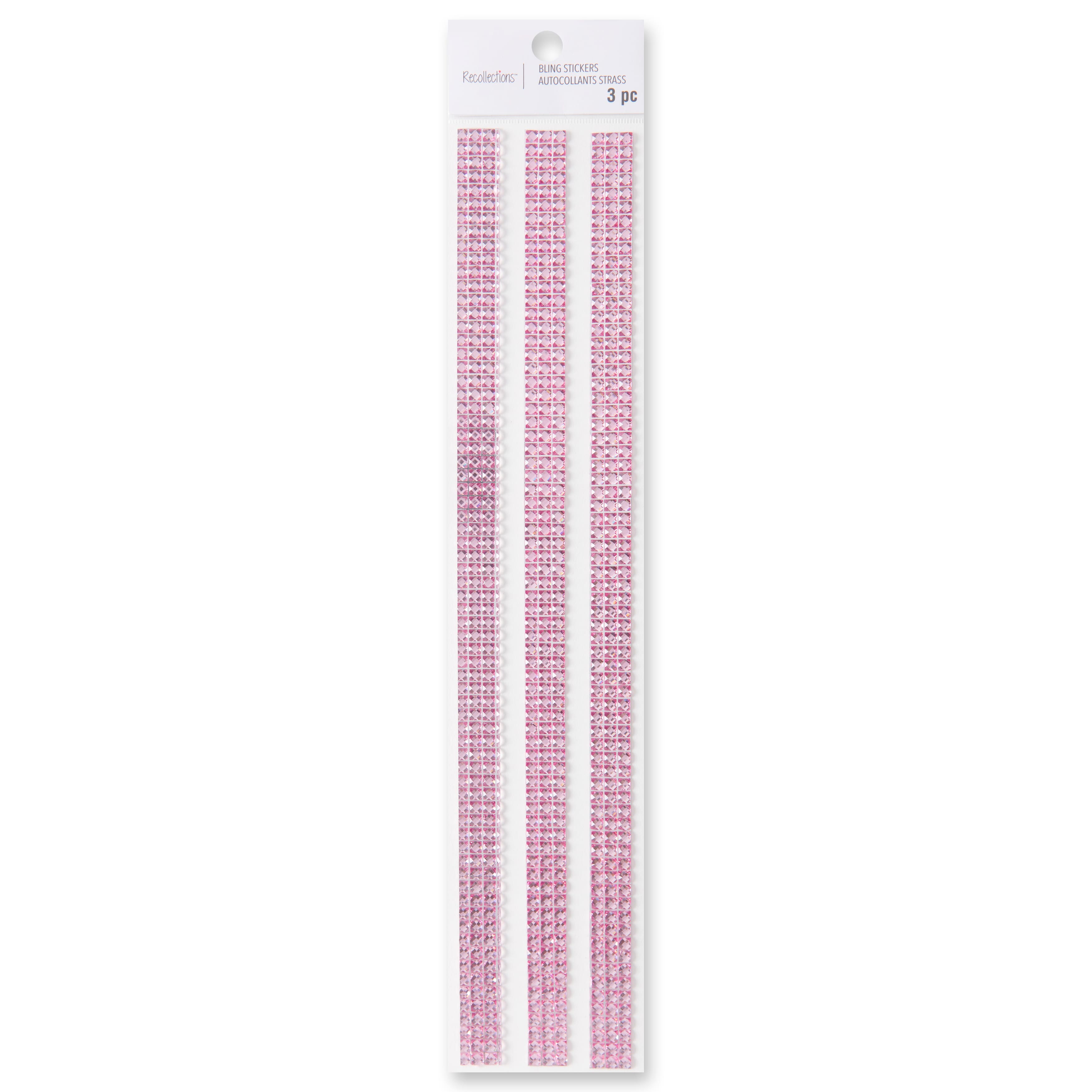 Light Pink Border Bling Stickers By Recollections™