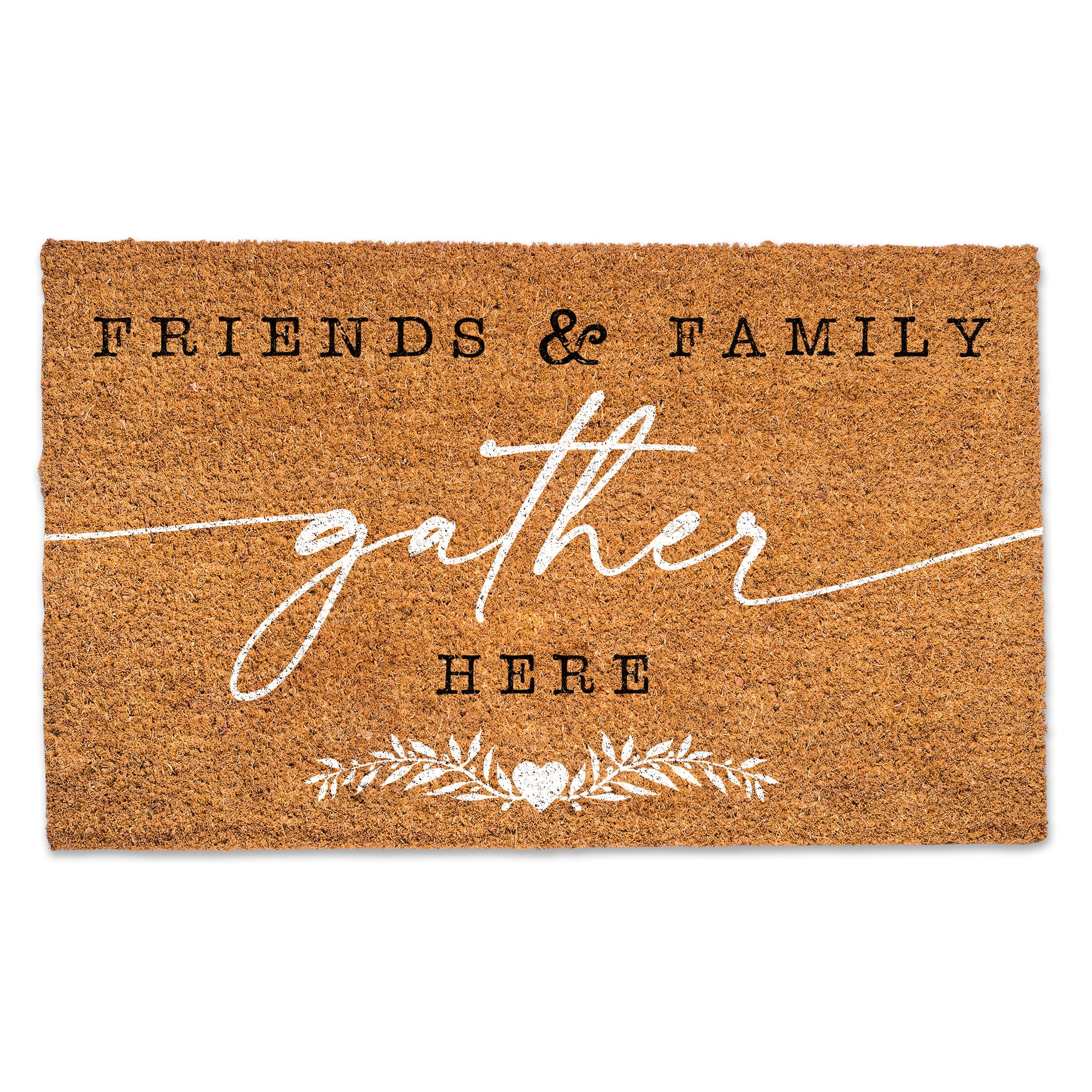 Friends &#x26; Family Gather Here Doormat