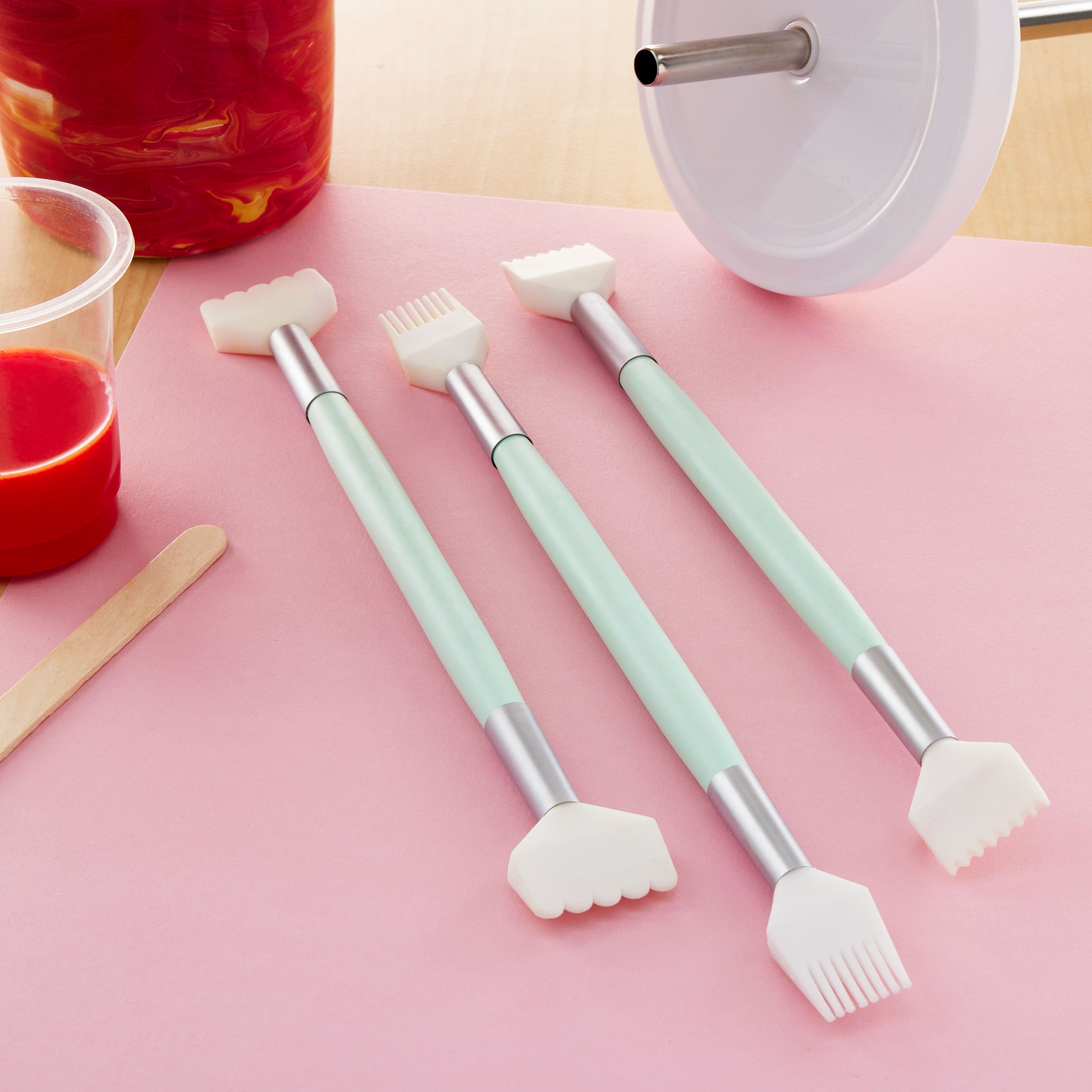 6 Packs: 3 ct. (18 total) Silicone Spatulas by Recollections&#x2122;
