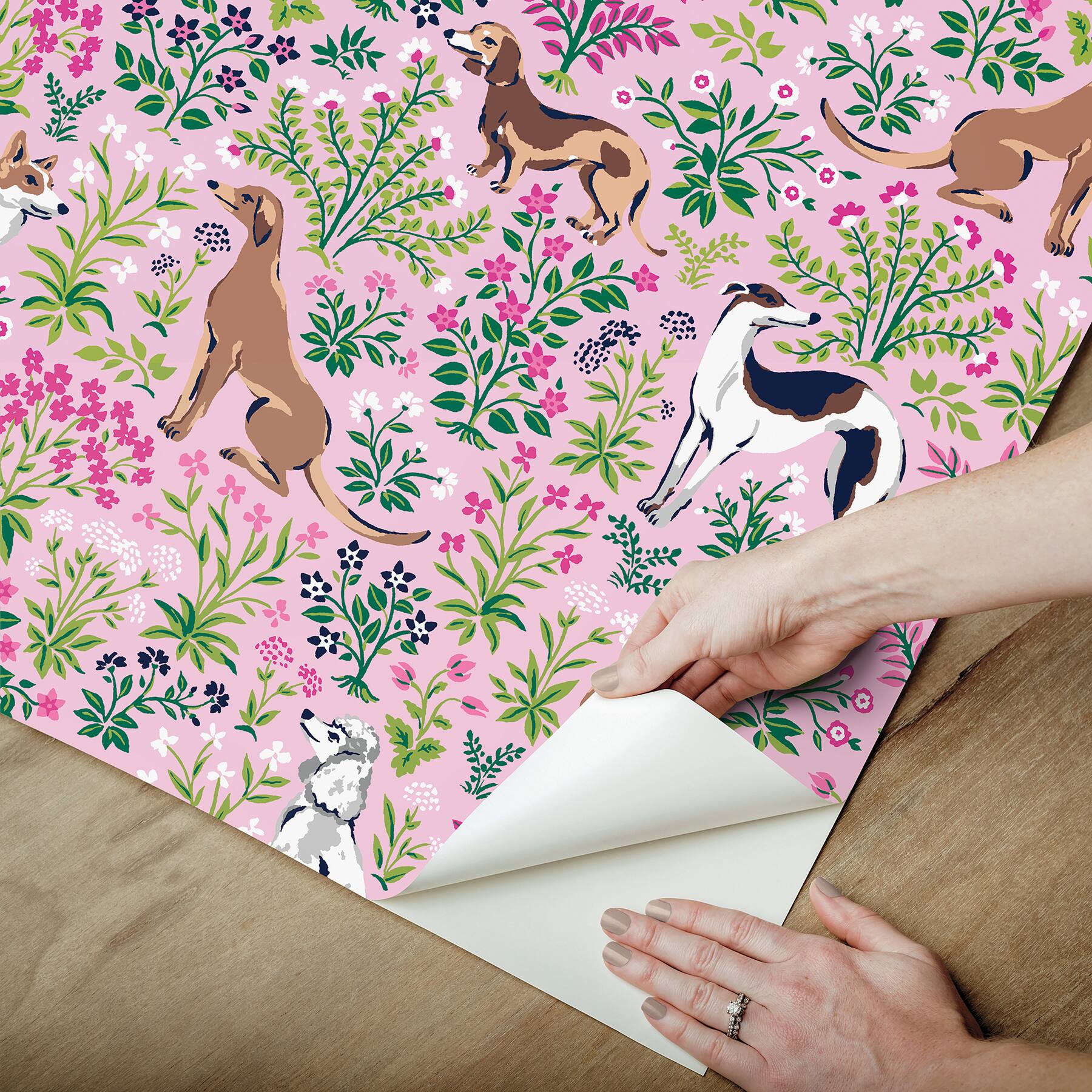PrintFresh Must Love Dogs Peel &#x26; Stick Wallpaper