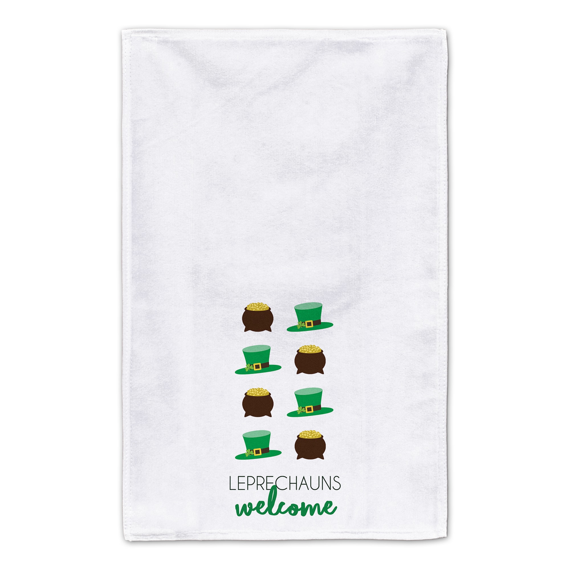 Leprechauns Welcome St. Patrick&#x27;s Day Tea Towel Set
