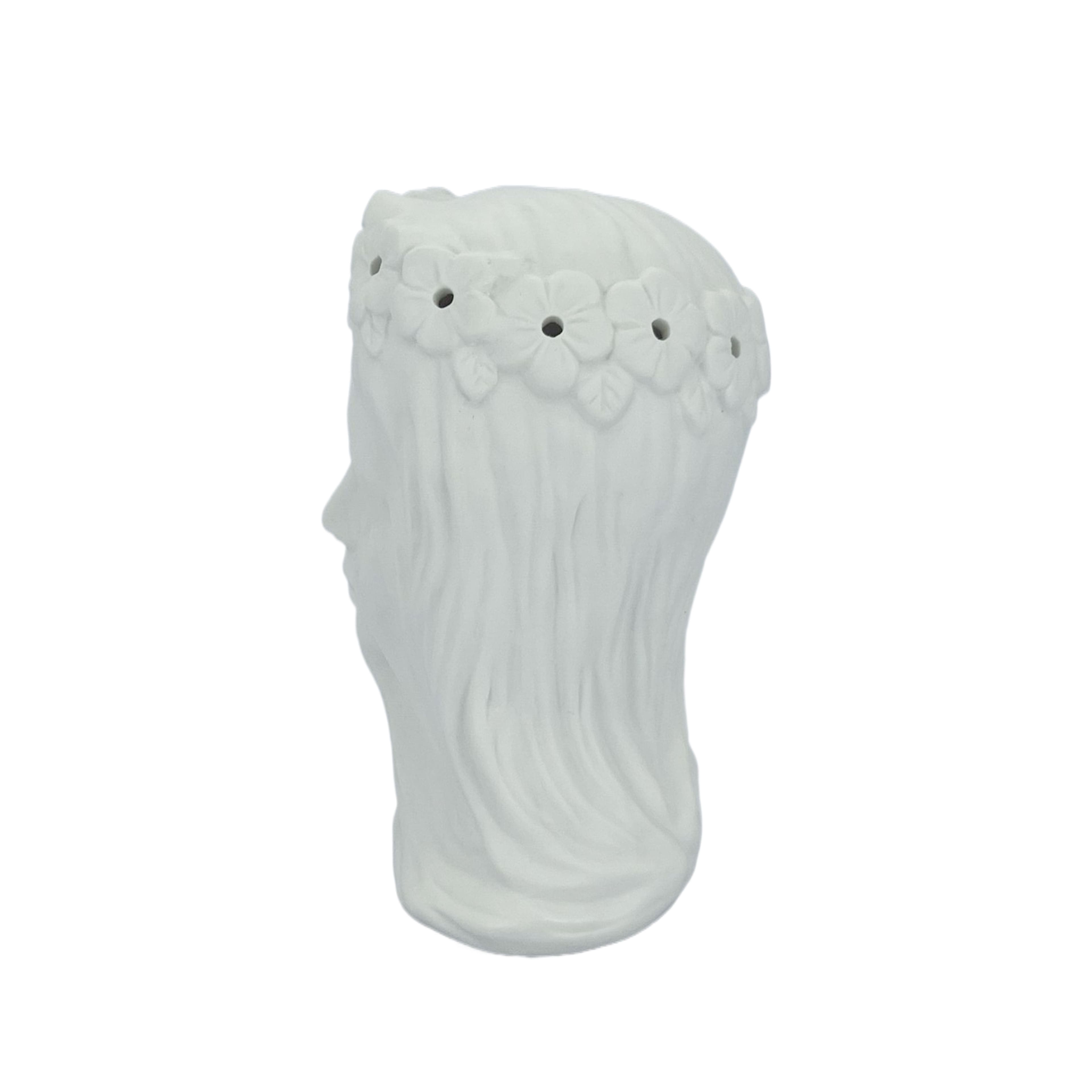 7.75&#x22; DIY Ceramic LED Veiled Lady D&#xE9;cor by Make Market&#xAE;