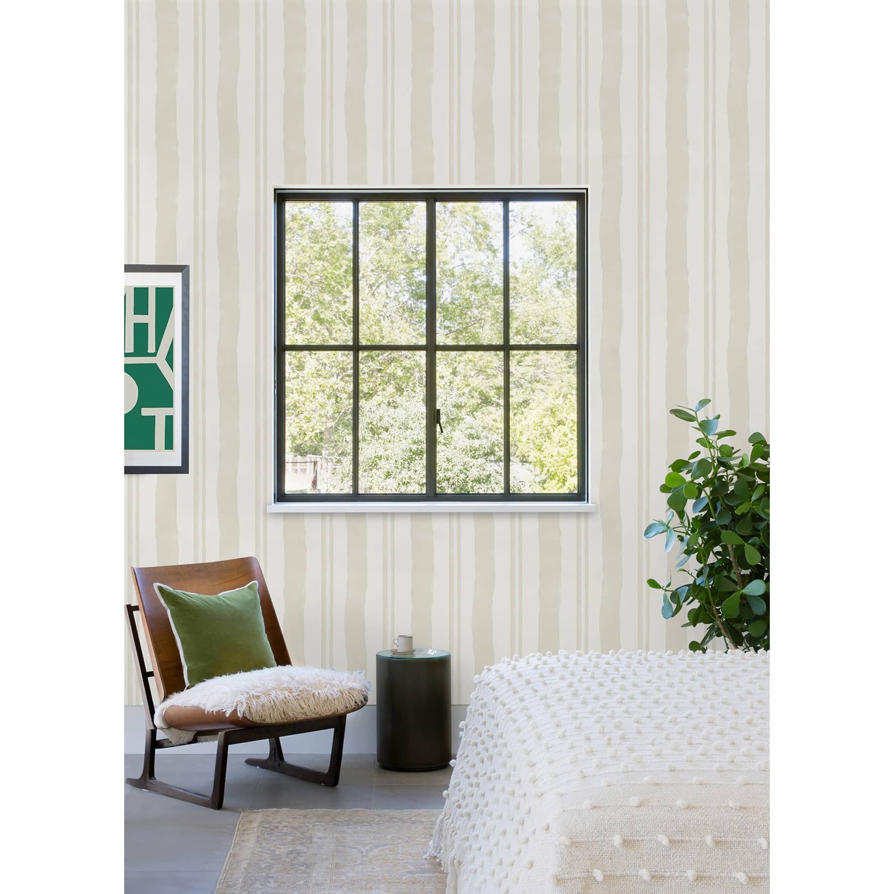 RoomMates Mr. Kate Winston Watercolor Stripe Peel &#x26; Stick Wallpaper