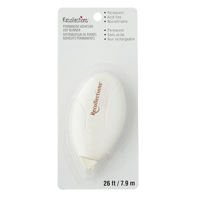 Recollections™ Dot Runner, Permanent image