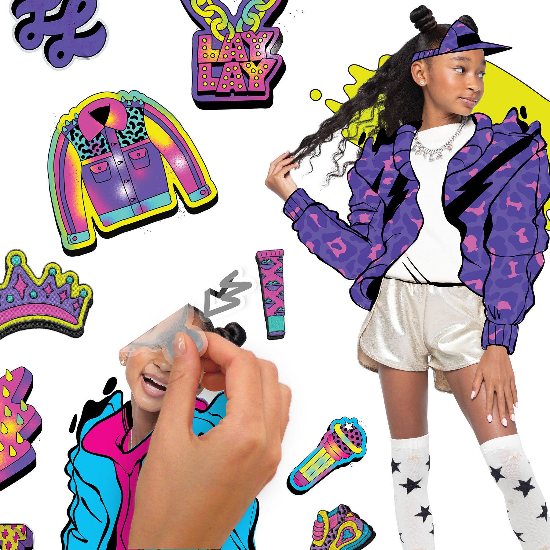 RoomMates That Girl Lay Lay Peel &#x26; Stick Wall Decals