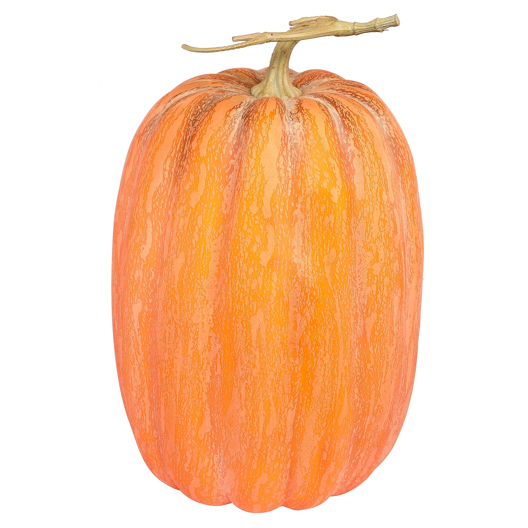 13&#x22; Tall Dark Orange-Green Pumpkin by Ashland&#xAE;