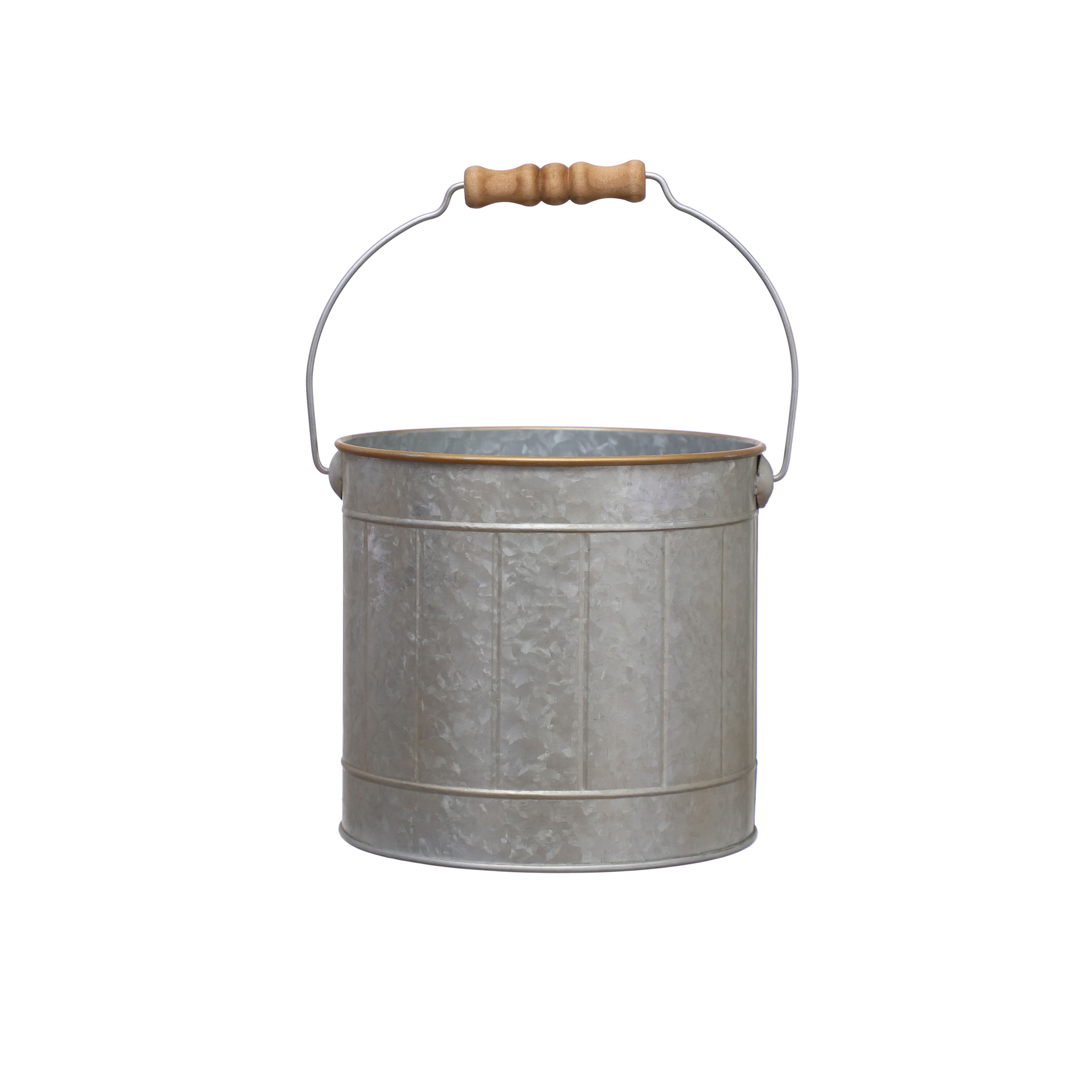 7&#x22; Galvanized Happy Harvest Pail Container by Ashland&#xAE;