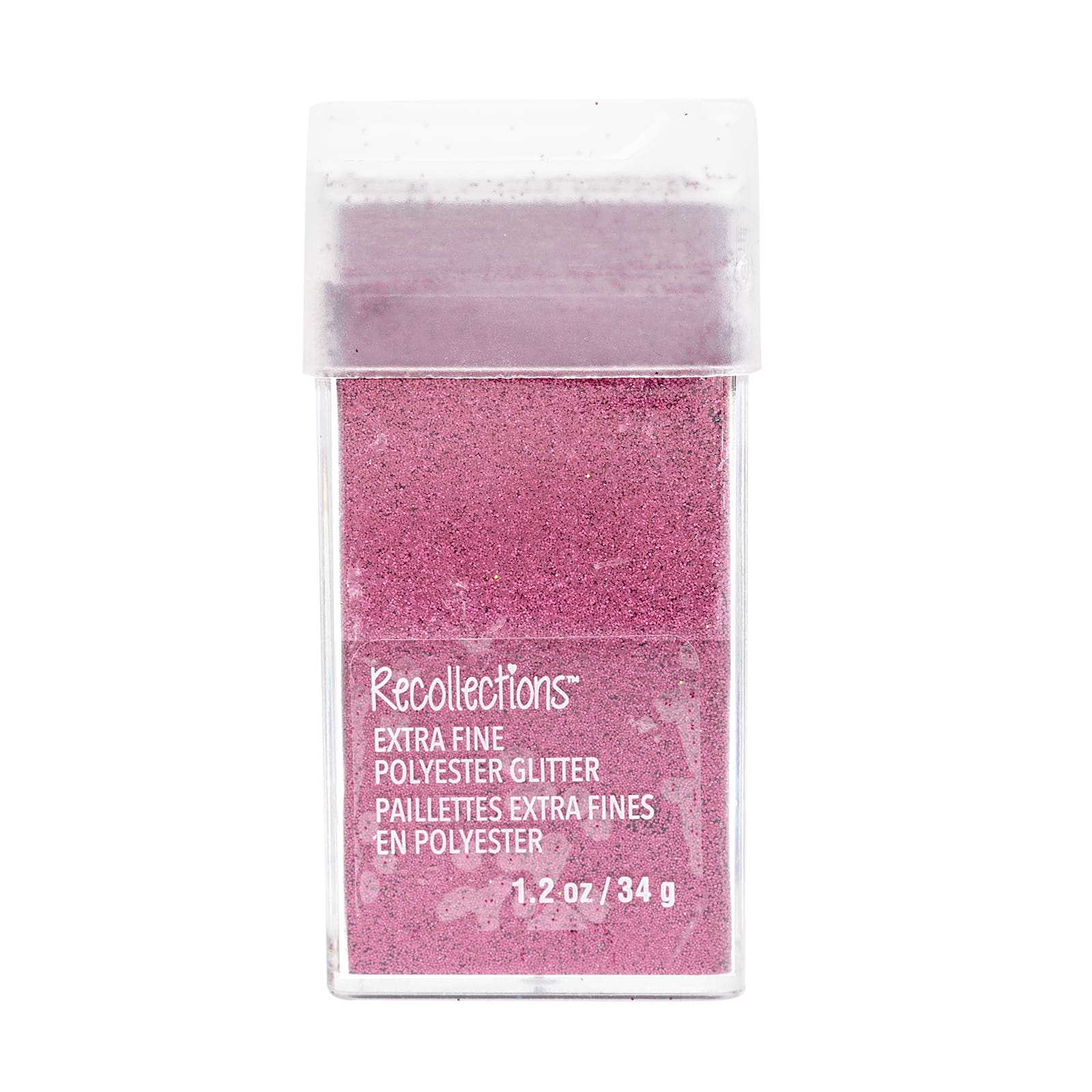 Red Extra Fine Glitter - 15 gram container