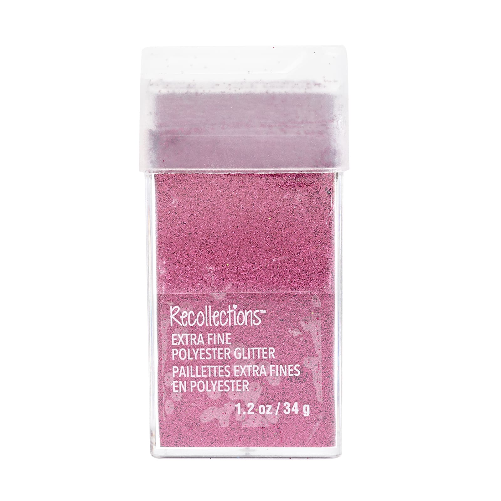 12 Pack: Burgundy Extra Fine Polyester Glitter by Recollections™