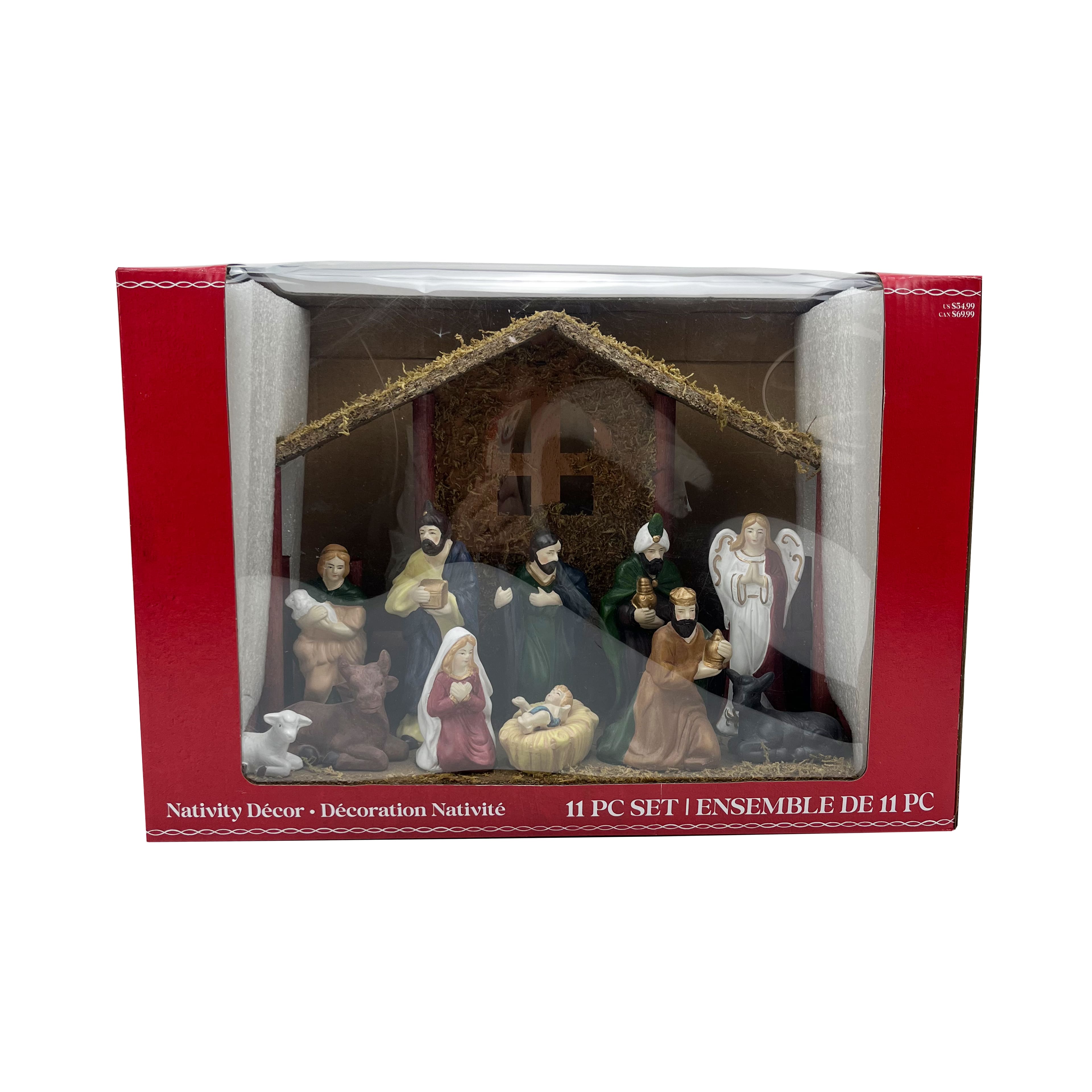 16.25&#x22; Ceramic Nativity Scene D&#xE9;cor Set by Ashland&#xAE;