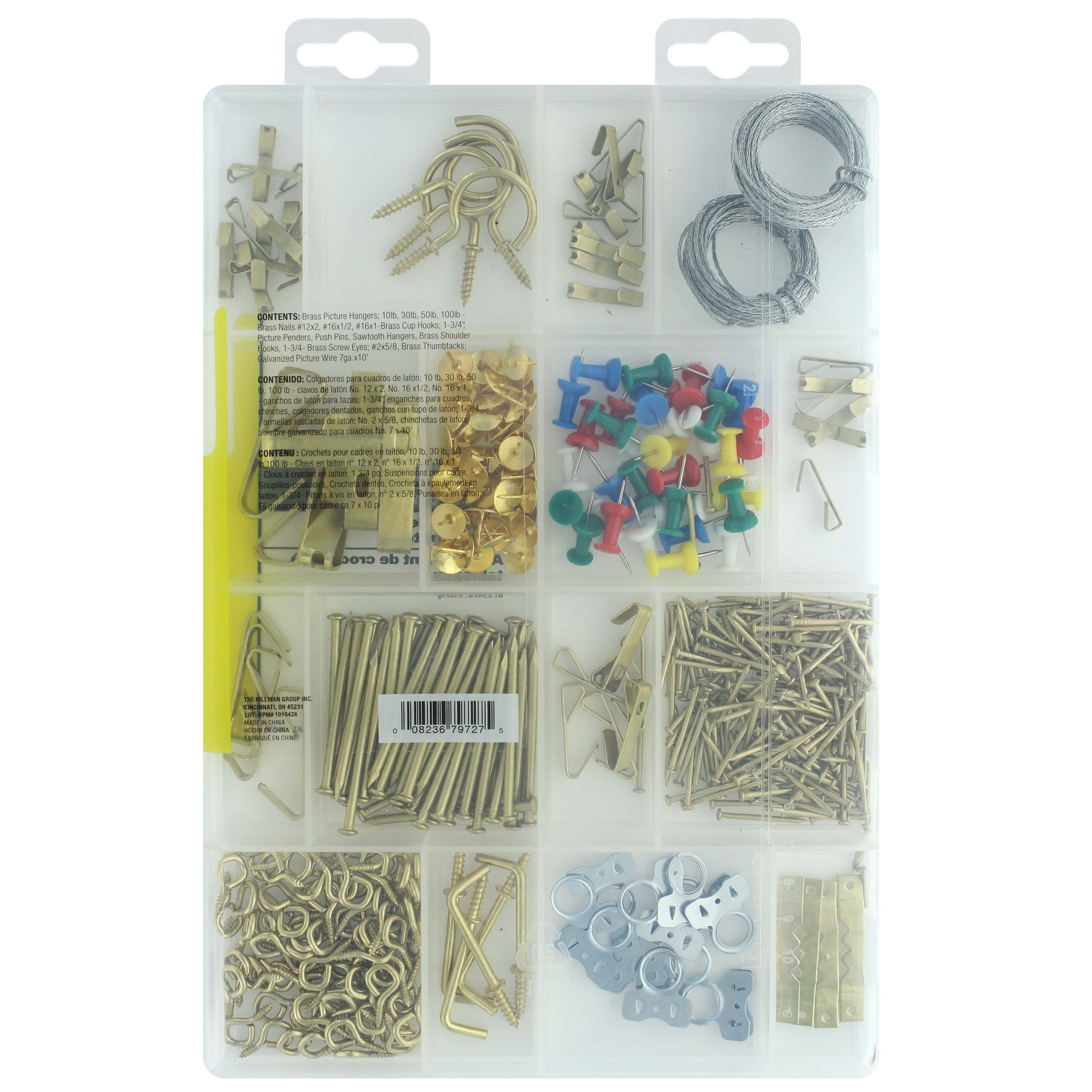 Hillman&#x2122; 0.95lb. Large Assorted Picture Hangers