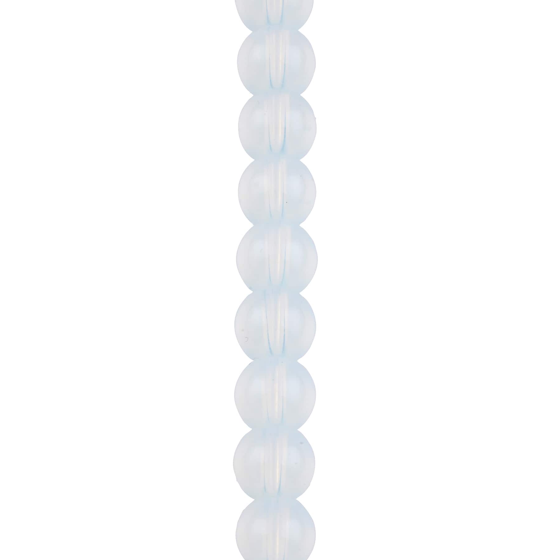 12 Pack: Glass Opal Round Beads by Bead Landing™