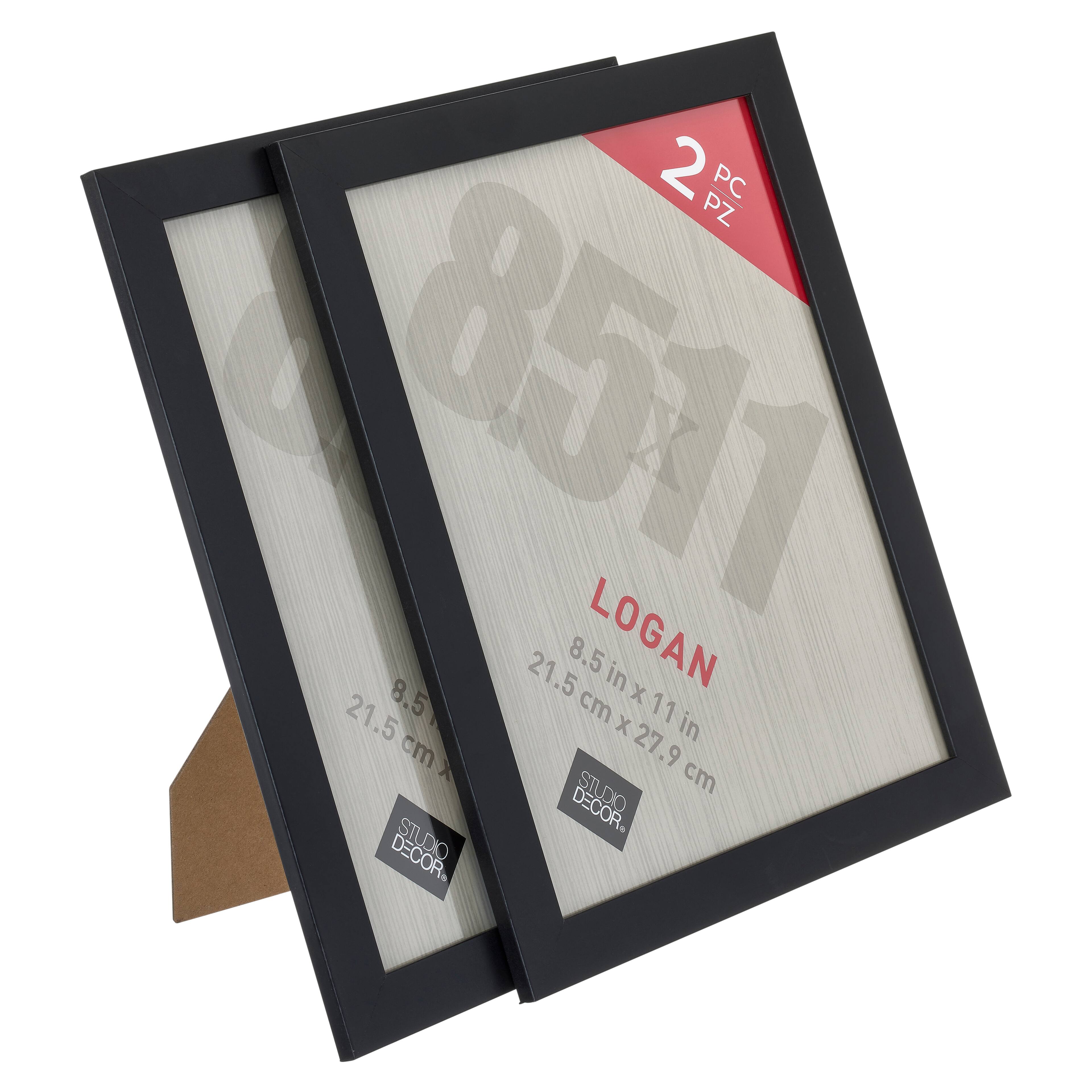 12 Packs: 2 ct. (24 total) Black Tabletop Frames, Logan by Studio D&#xE9;cor&#xAE;