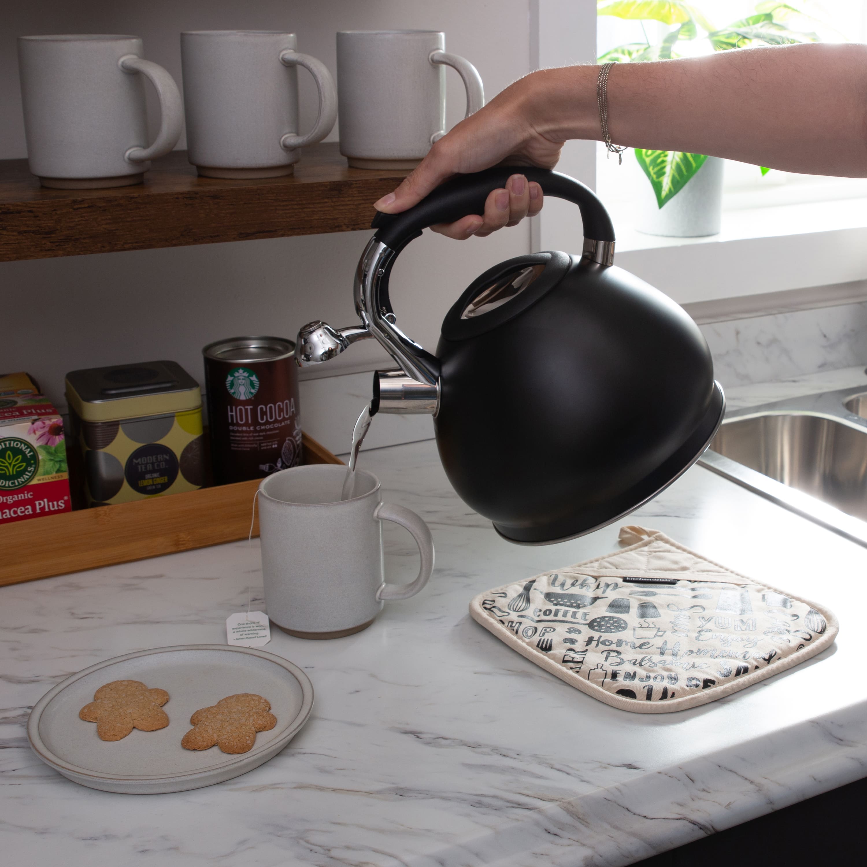 Kitchen Details 3.4L Stainless Steel Tea Kettle
