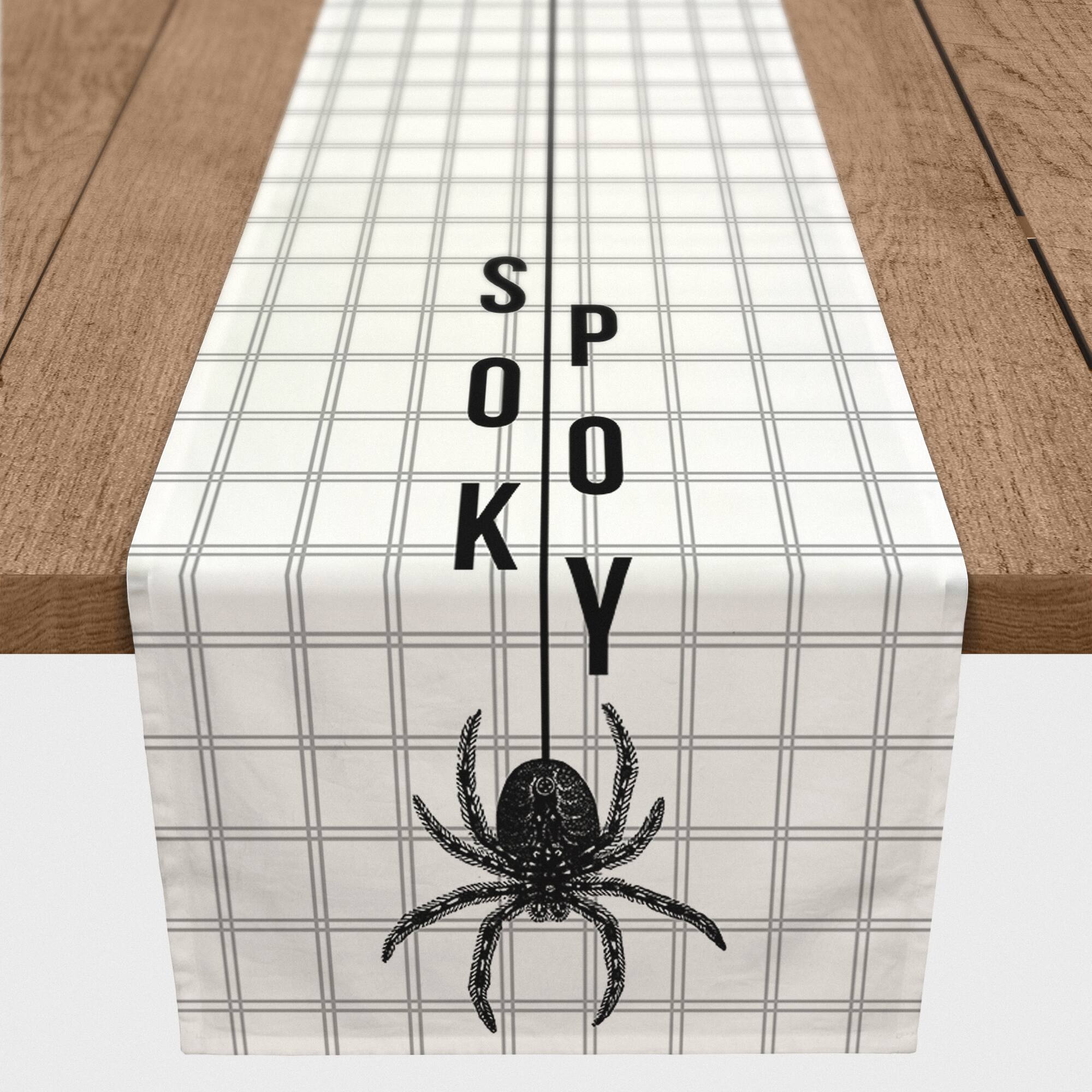 72" Spooky Spider Table Runner