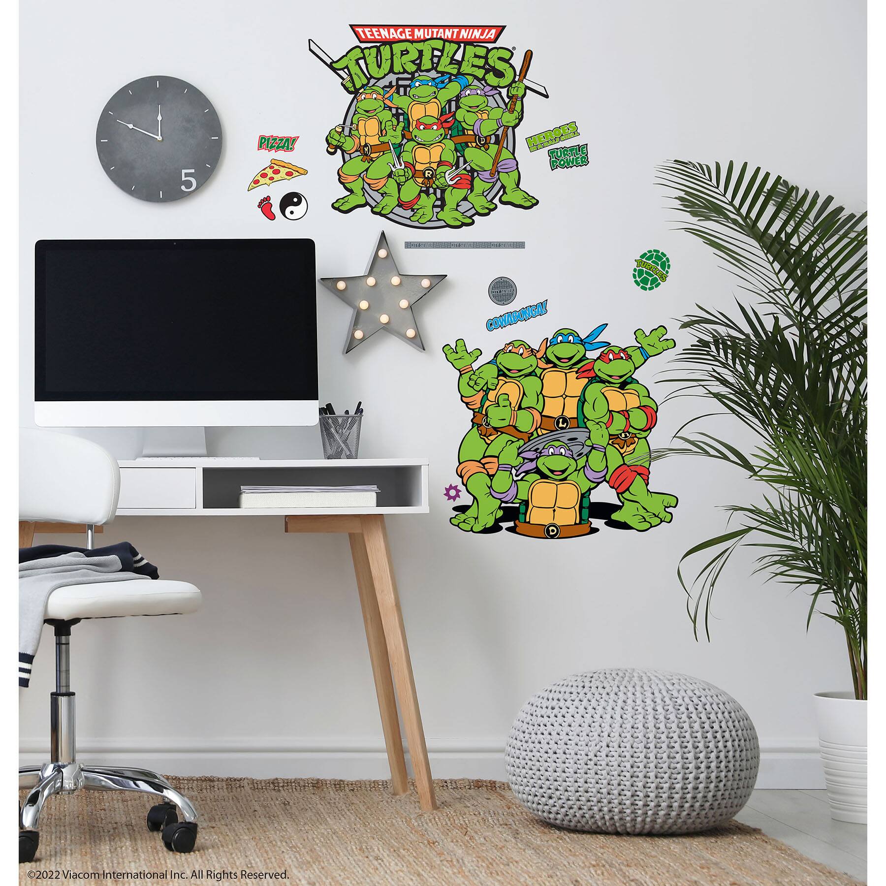 RoomMates Teenage Mutant Ninja Turtles Peel & Stick Giant Wall Decals