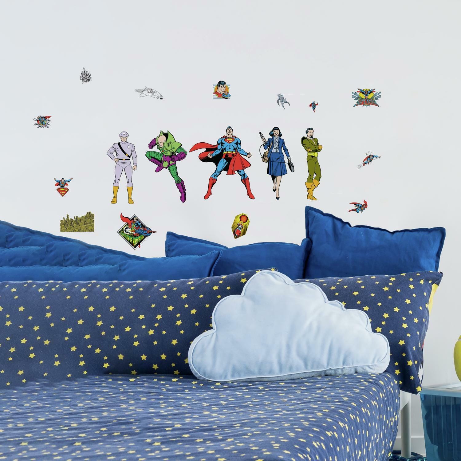RoomMates Classic Superman Characters Peel & Stick Wall Decals